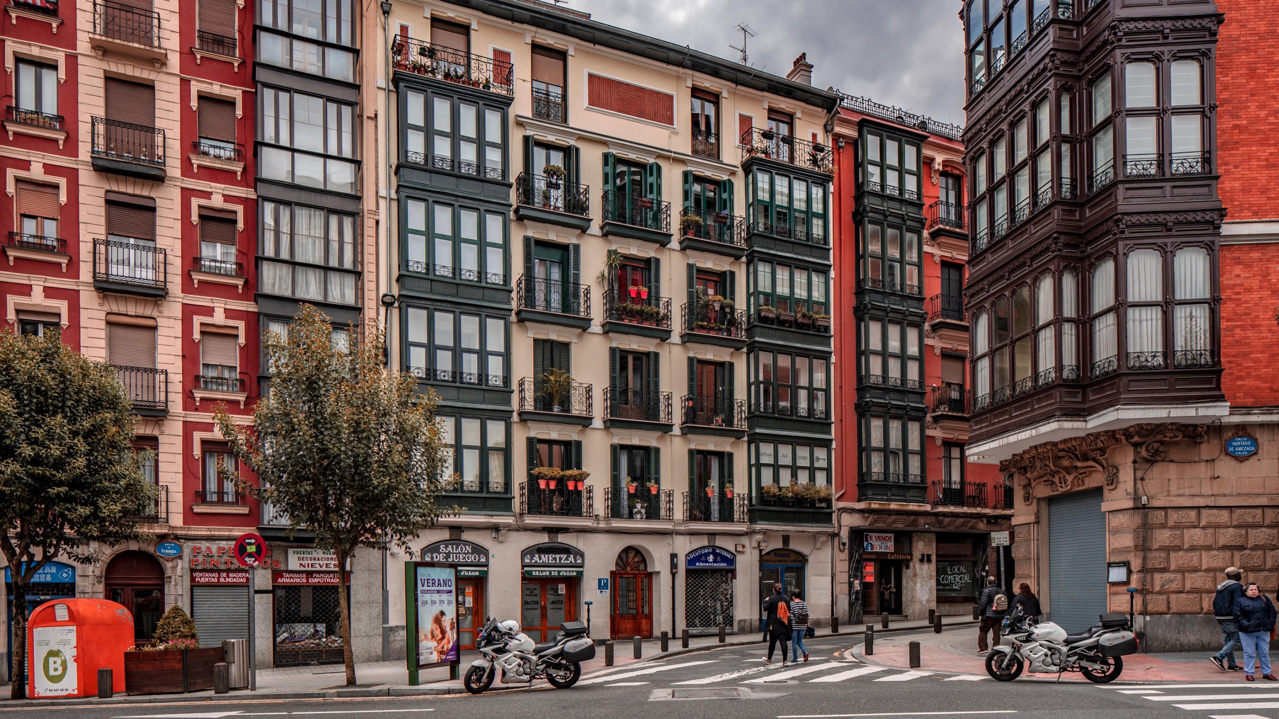 Balcons vitrés de Bilbao