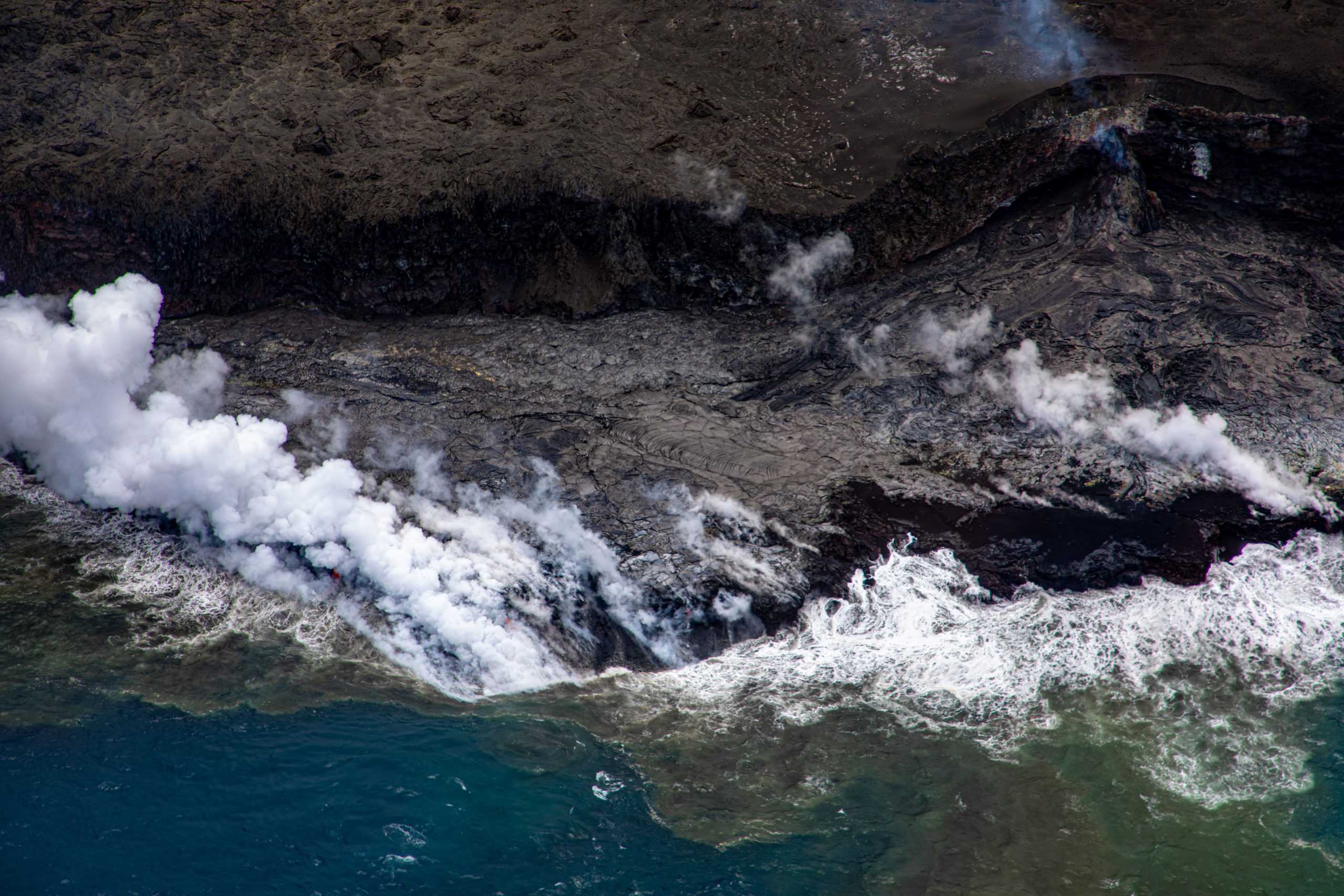 Coulée de lave du volcan Kīlauea