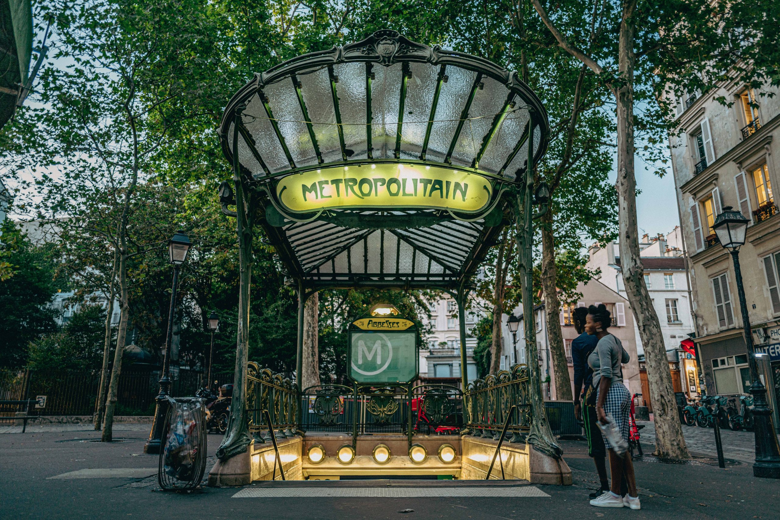 Entrée Art Nouveau Métro Abbesses