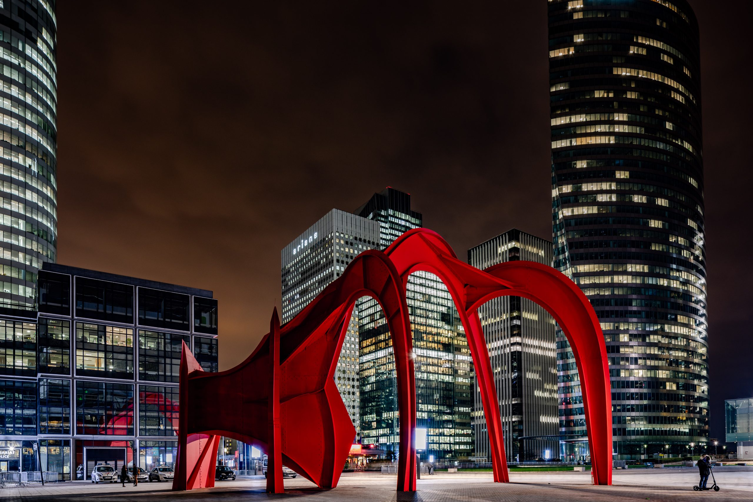 Flamme de Calder à La Défense