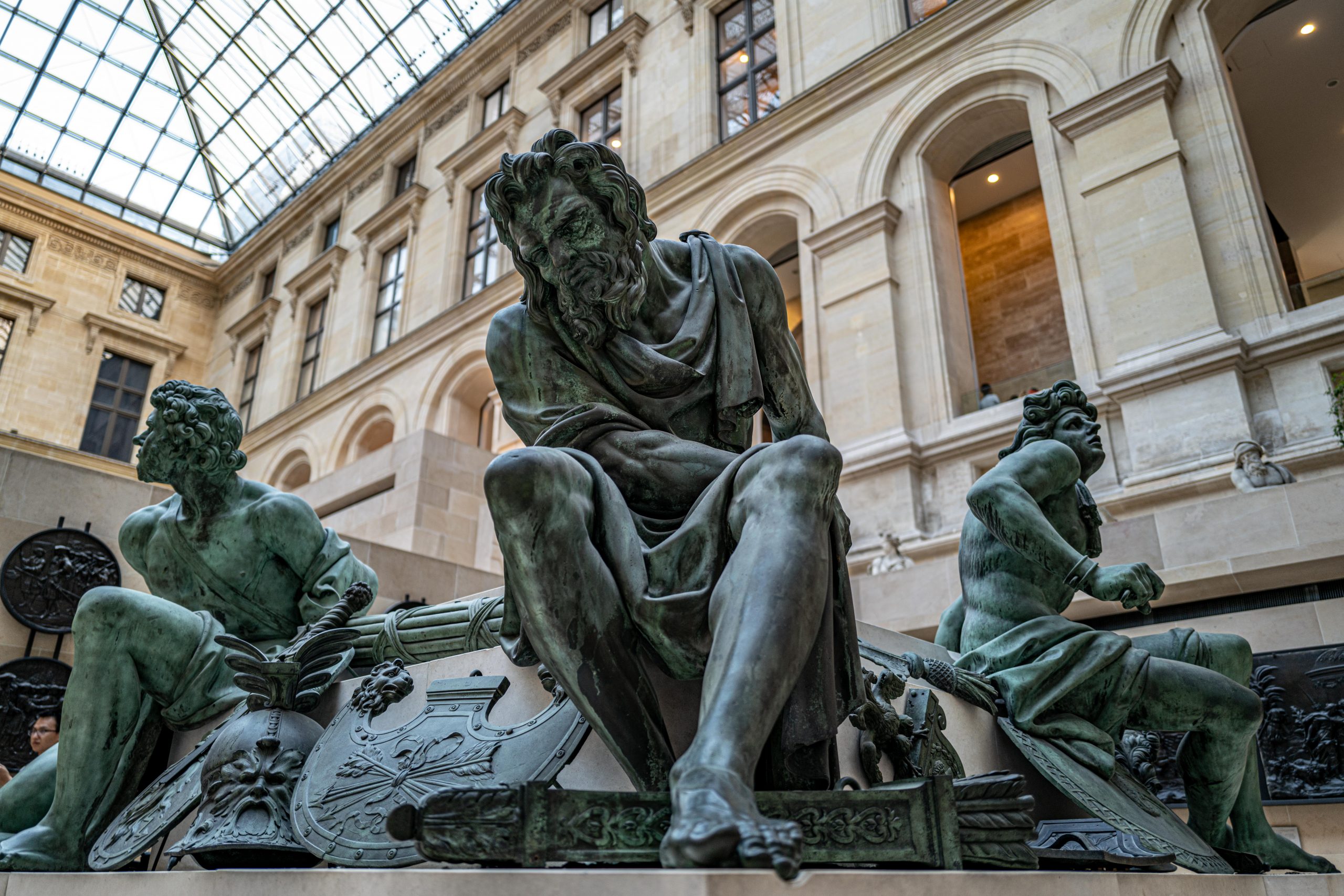 Groupe bronze de la Cour Marly