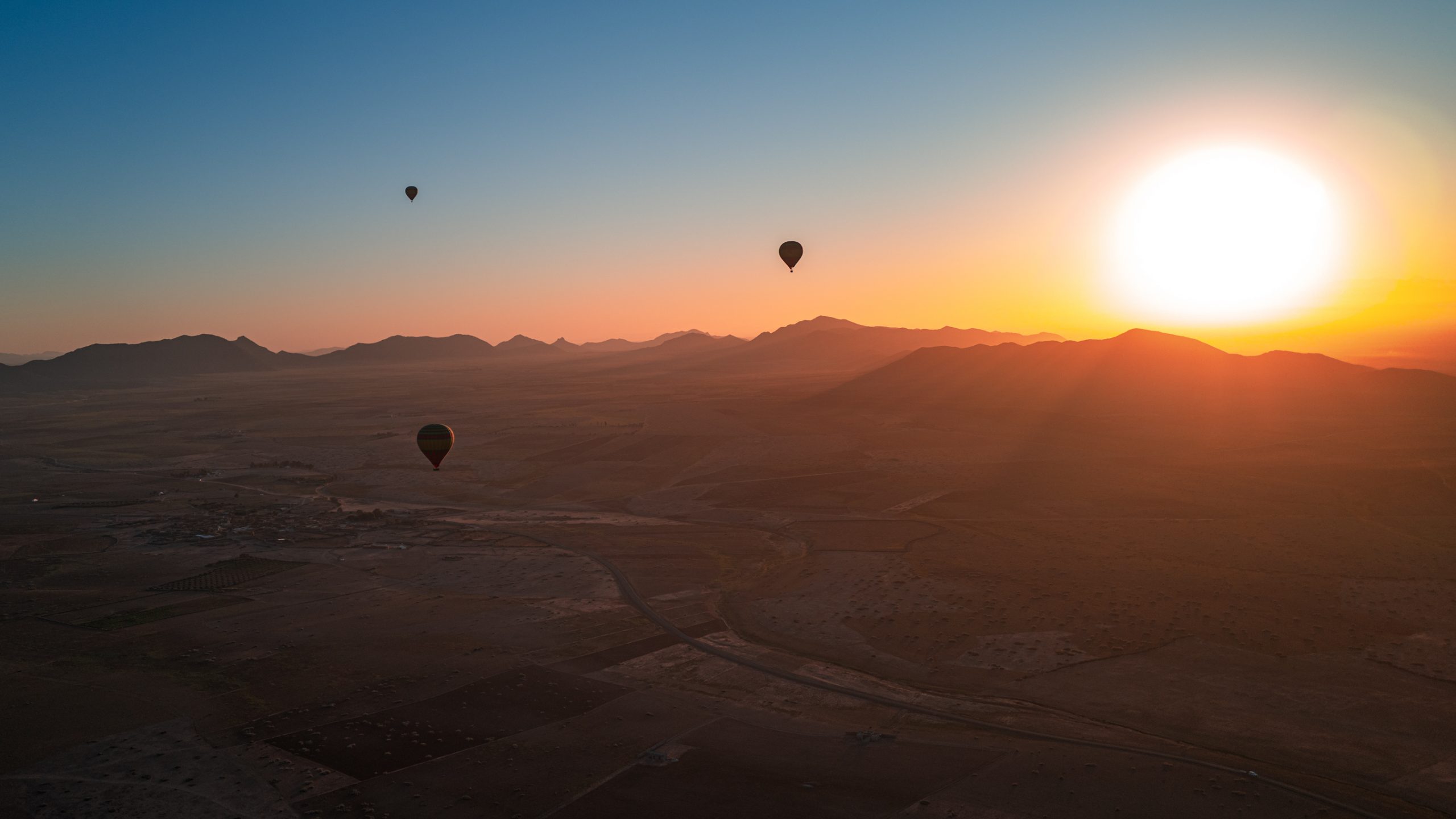 Les Montgolfières et l'Atlas
