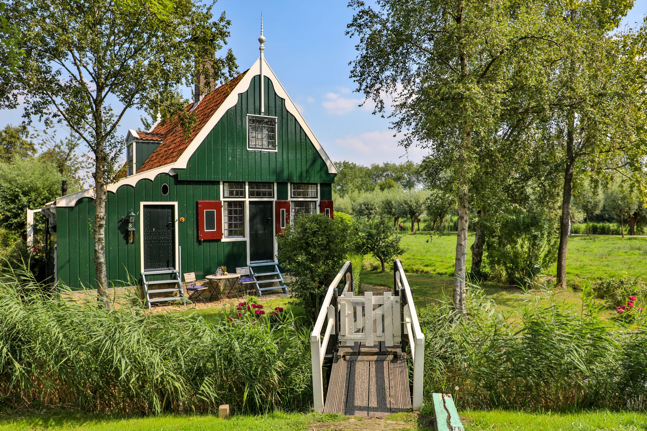Maison verte de Zaanse Schans