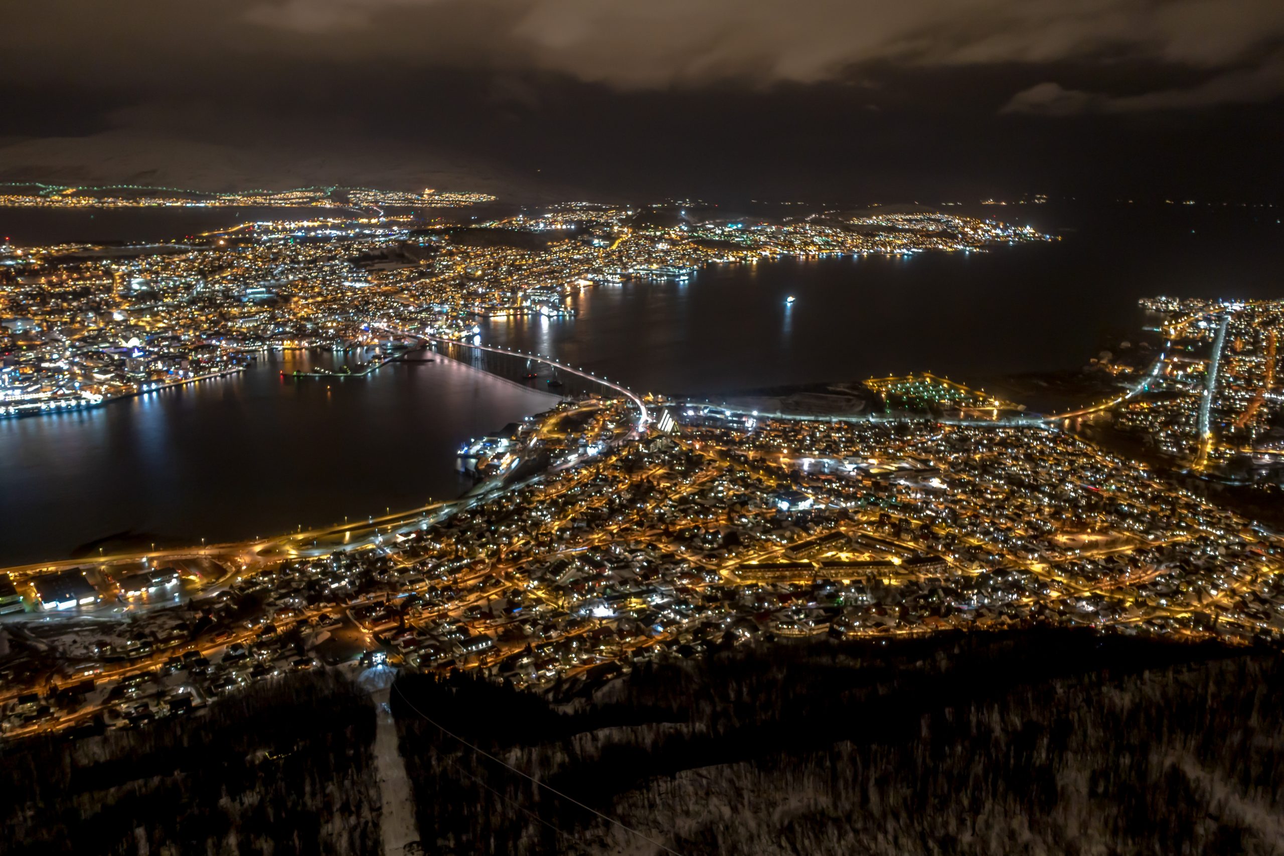 Panorama Nocturne de Tromsø