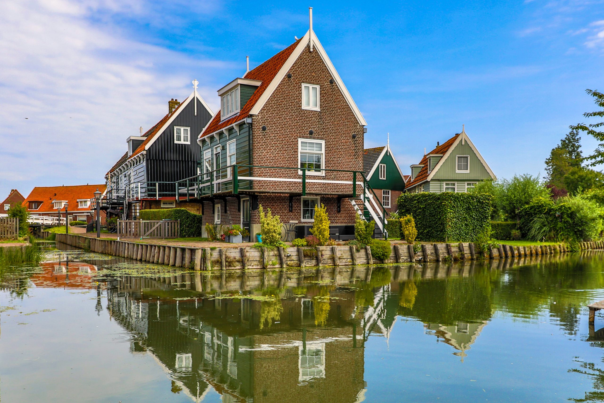 Reflets canal de Marken