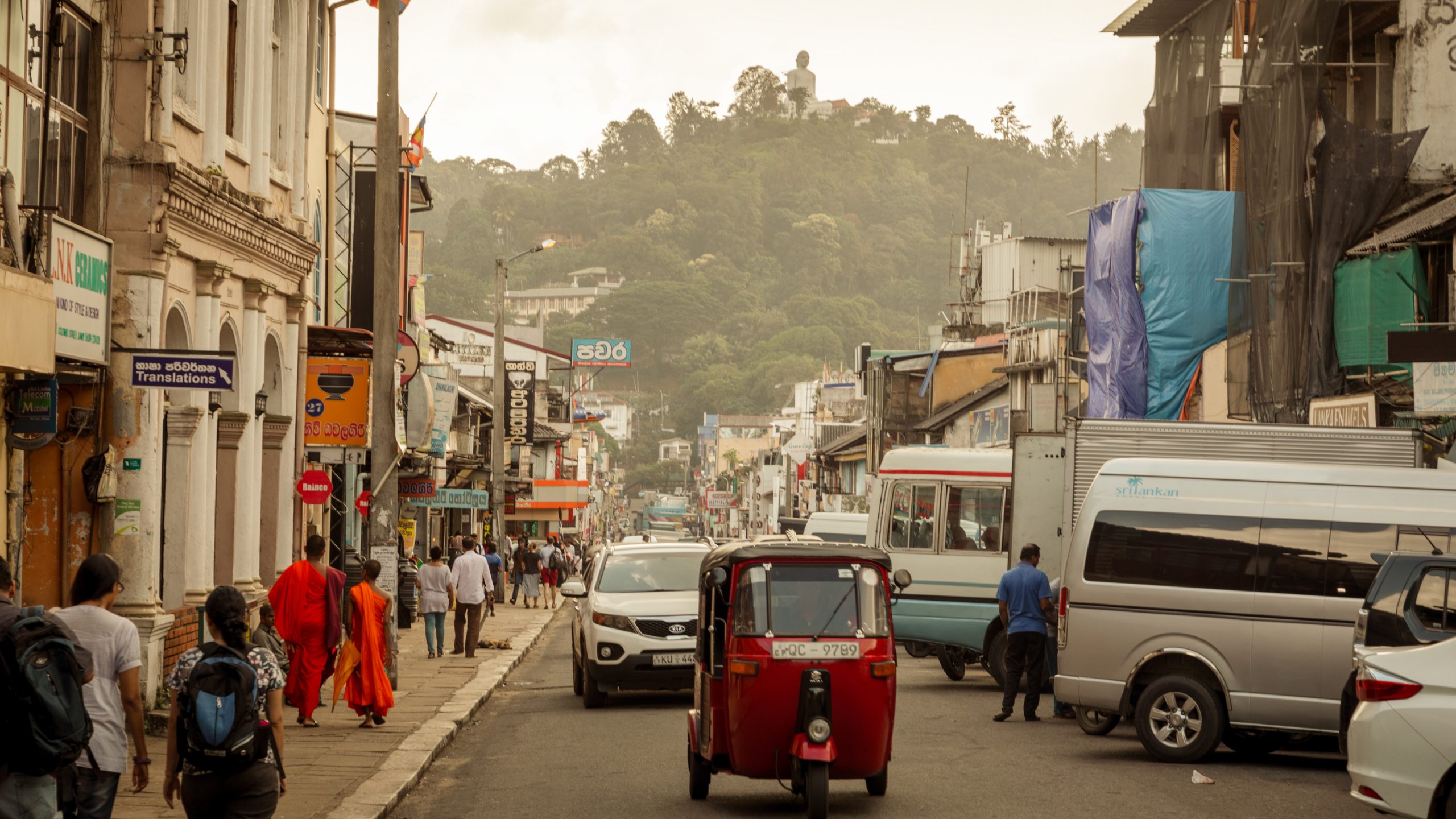 Ruelle animée de Kandy