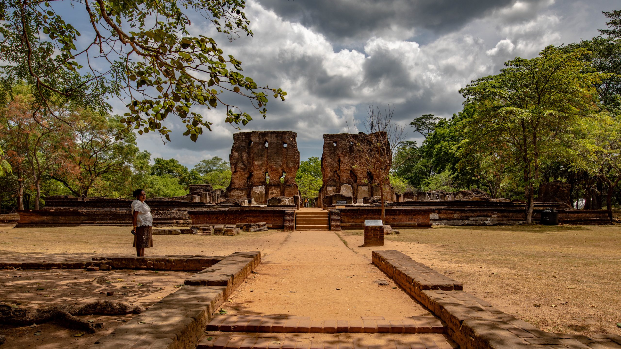 Ruines du Palais Royal de Polonnaruwa