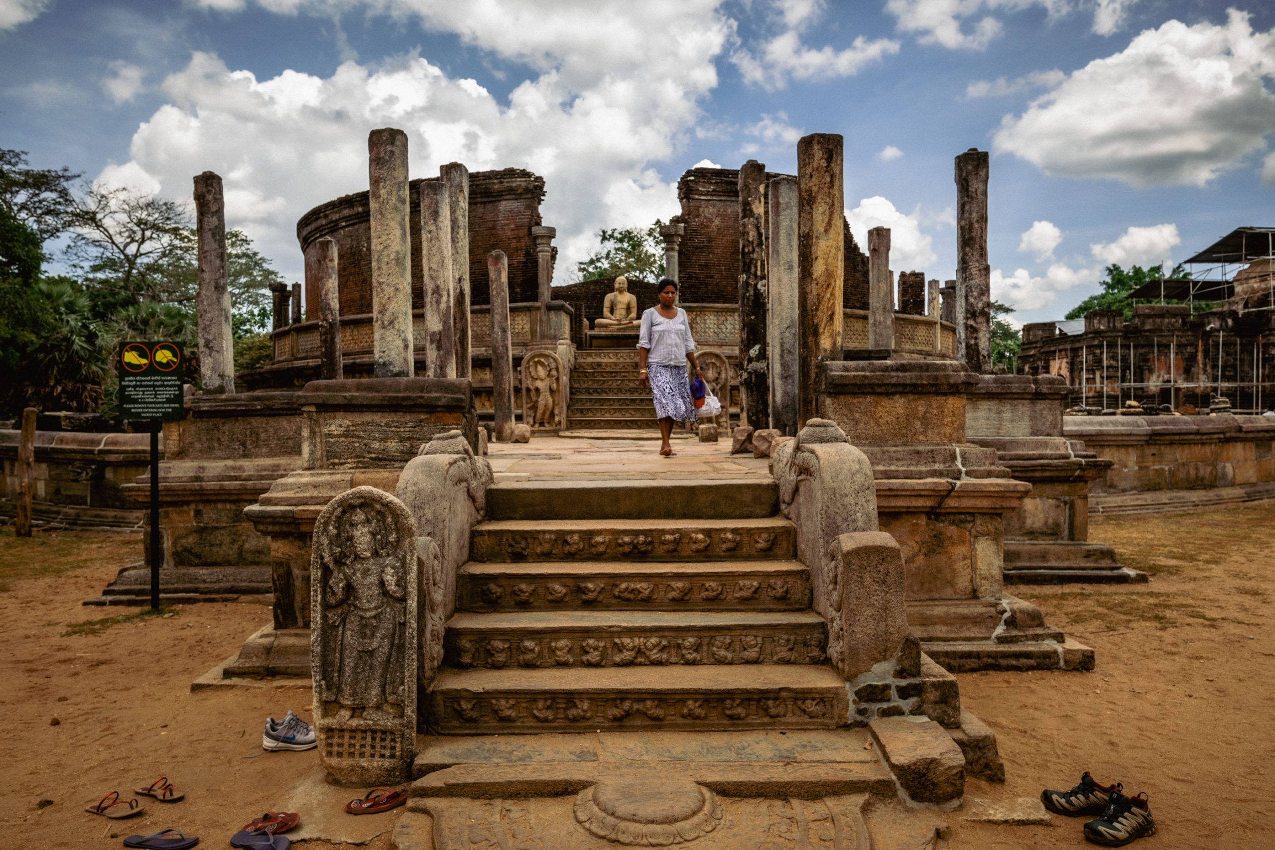 Vatadage circulaire de Polonnaruwa