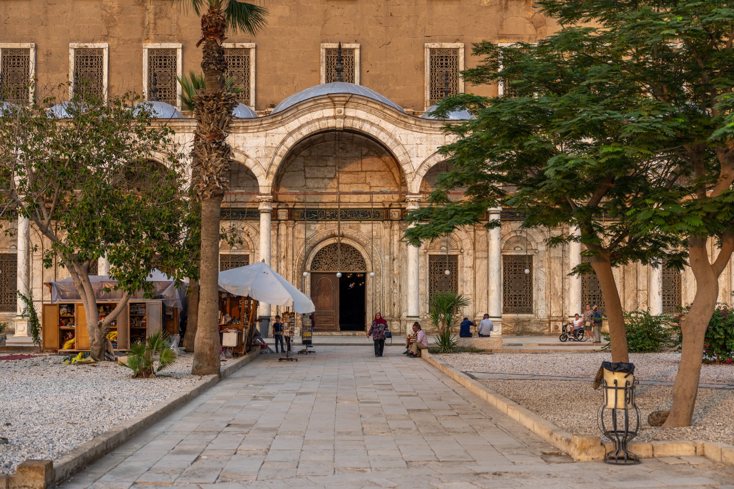 Cour de la mosquée ottomane