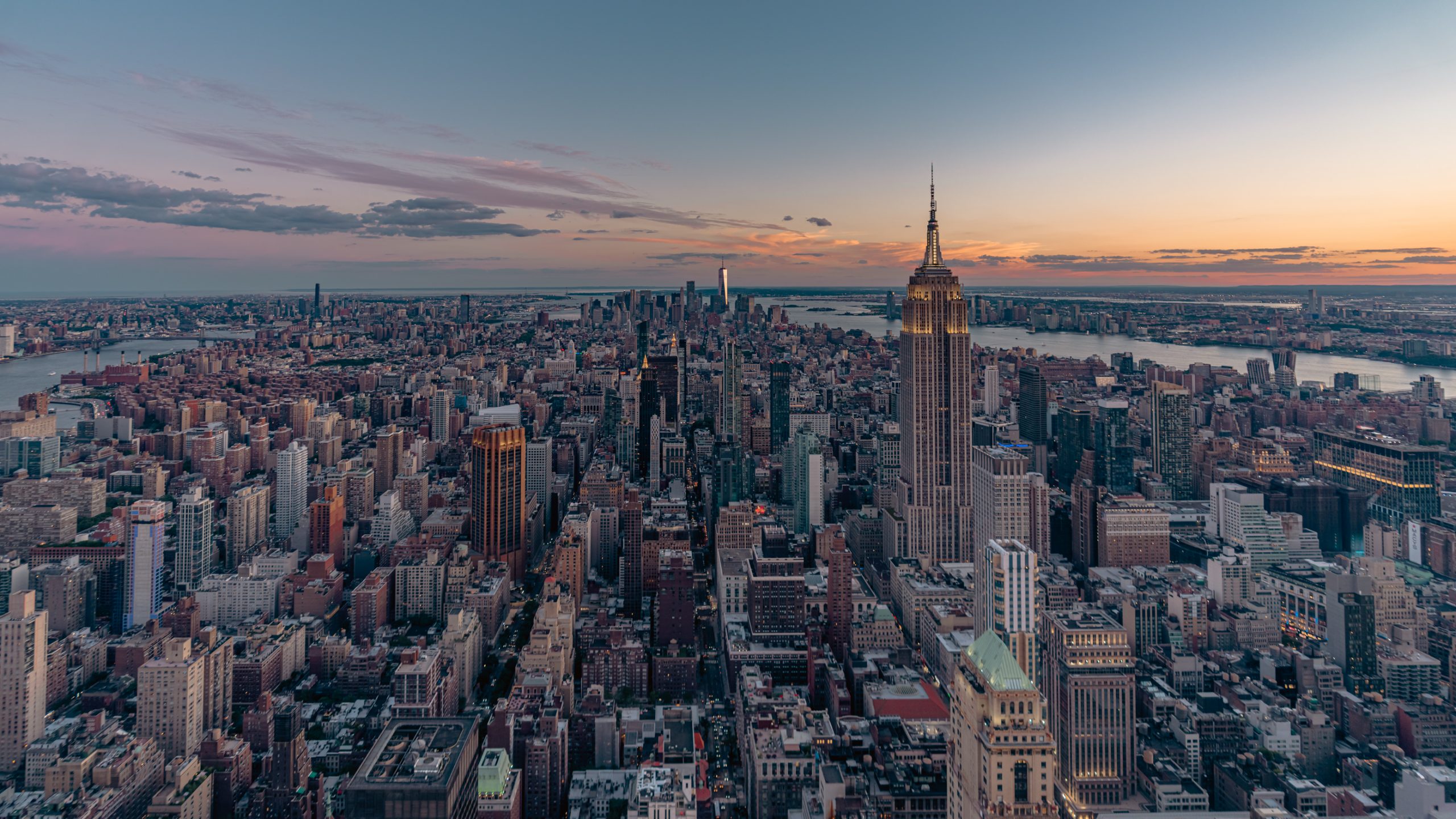 Crépuscule sur l’Empire State Building