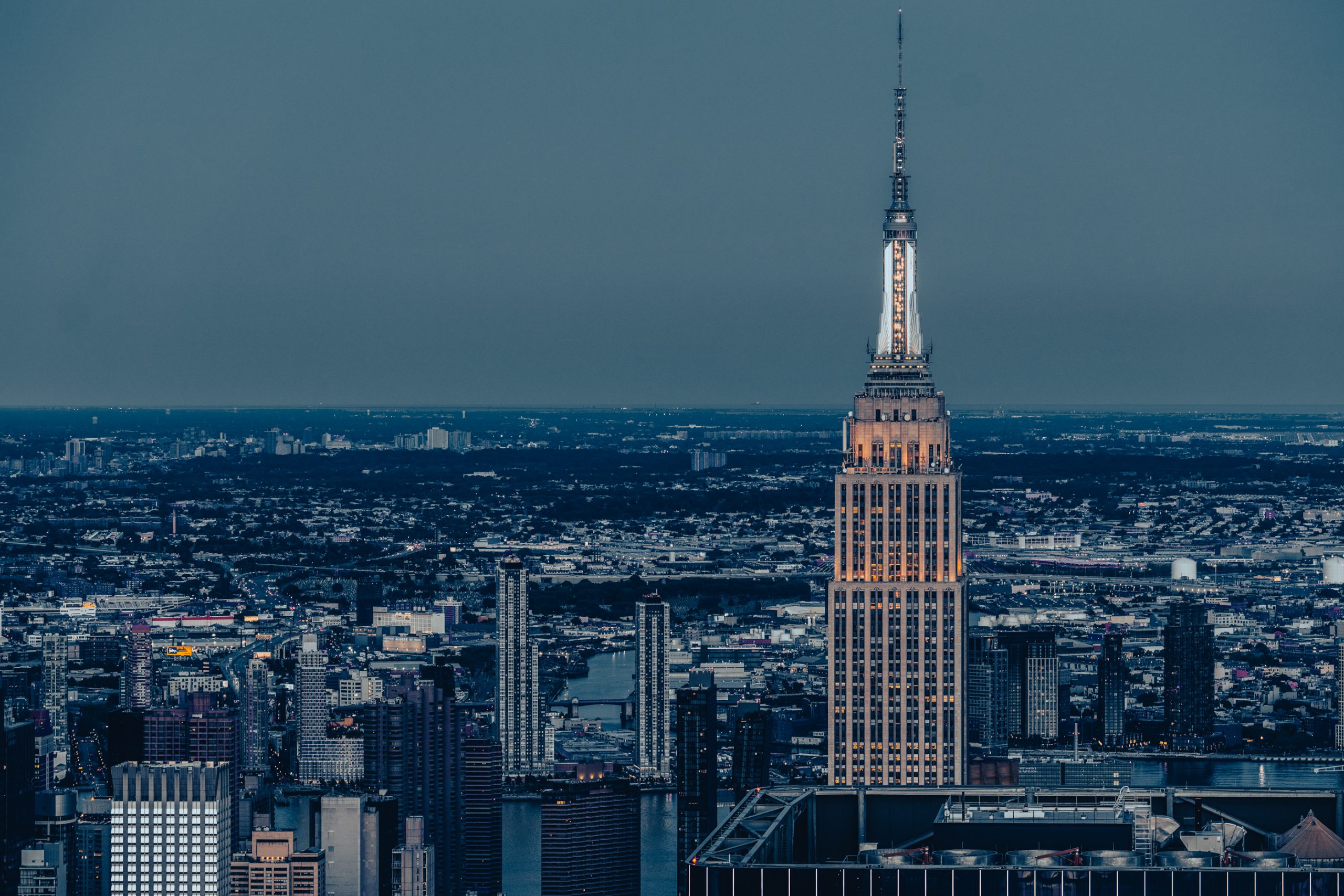 Empire State Building au crépuscule