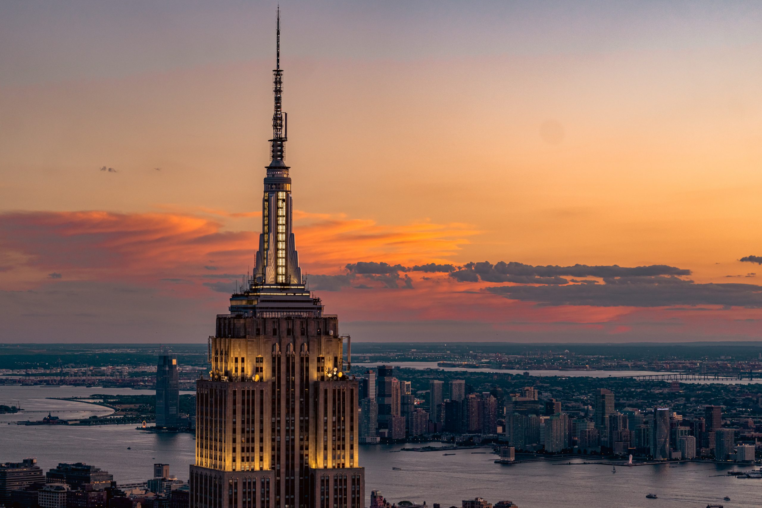 Empire State Building au crépuscule