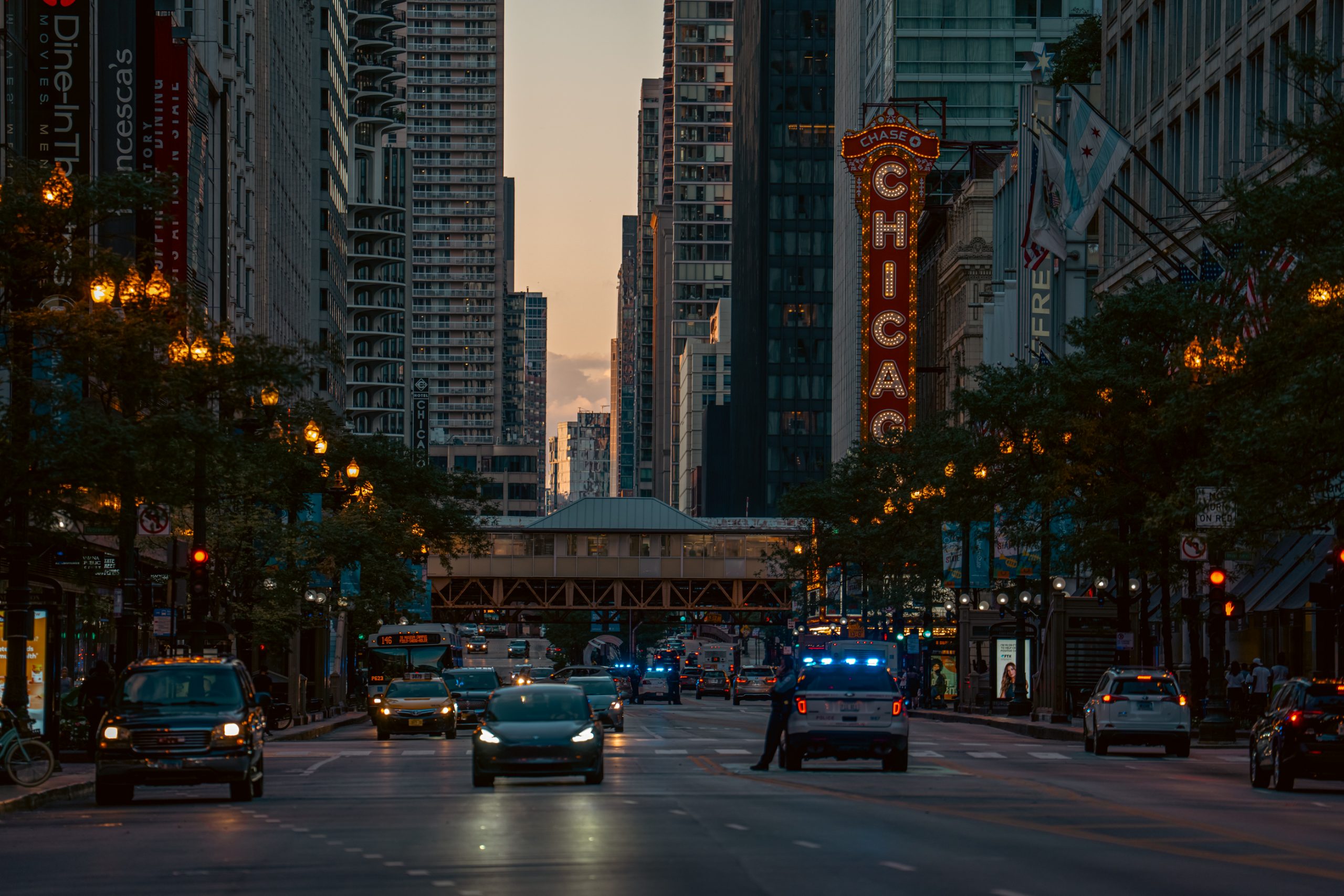 Enseigne du Théâtre de Chicago