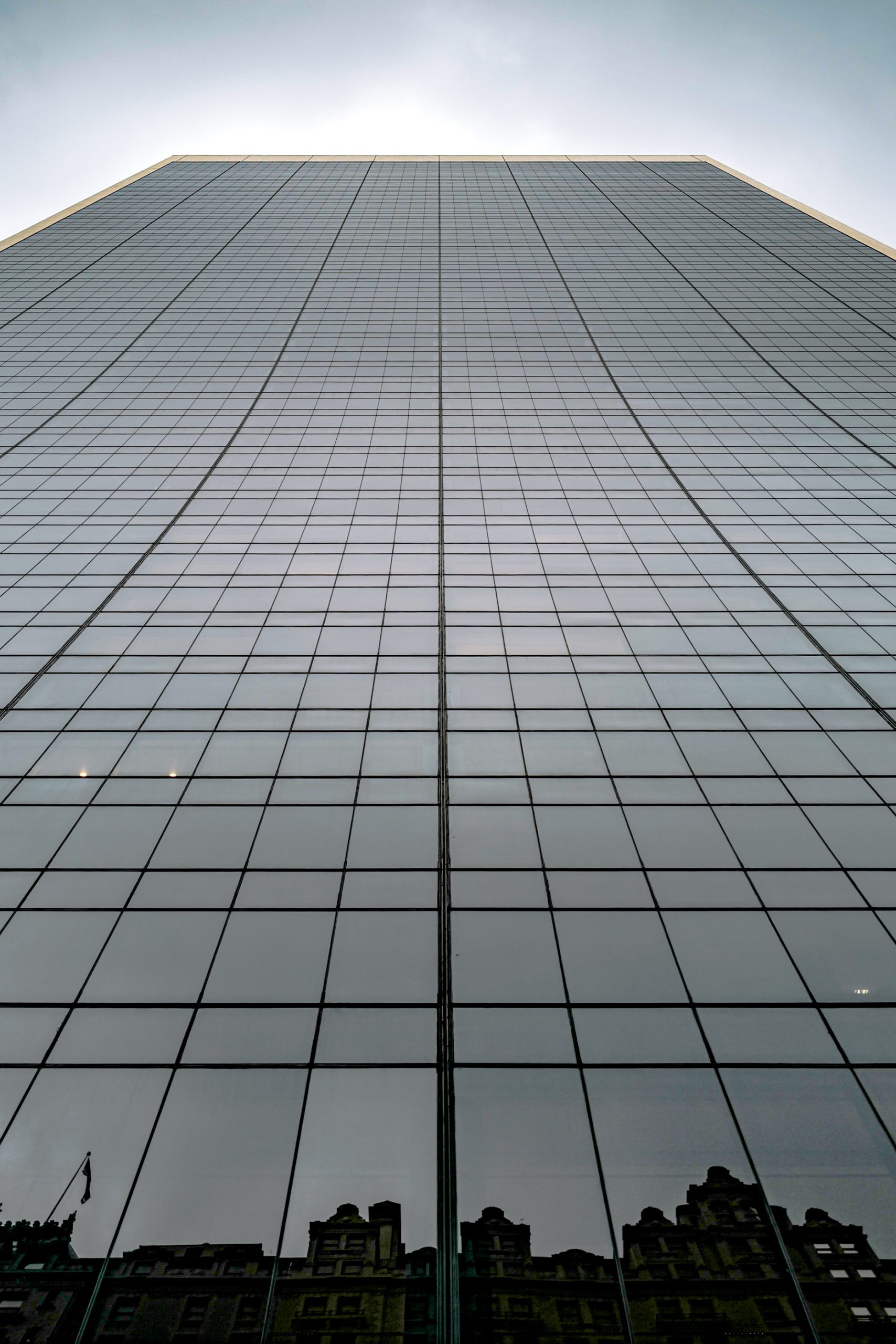 Façade Vitrée d’un Gratte-Ciel