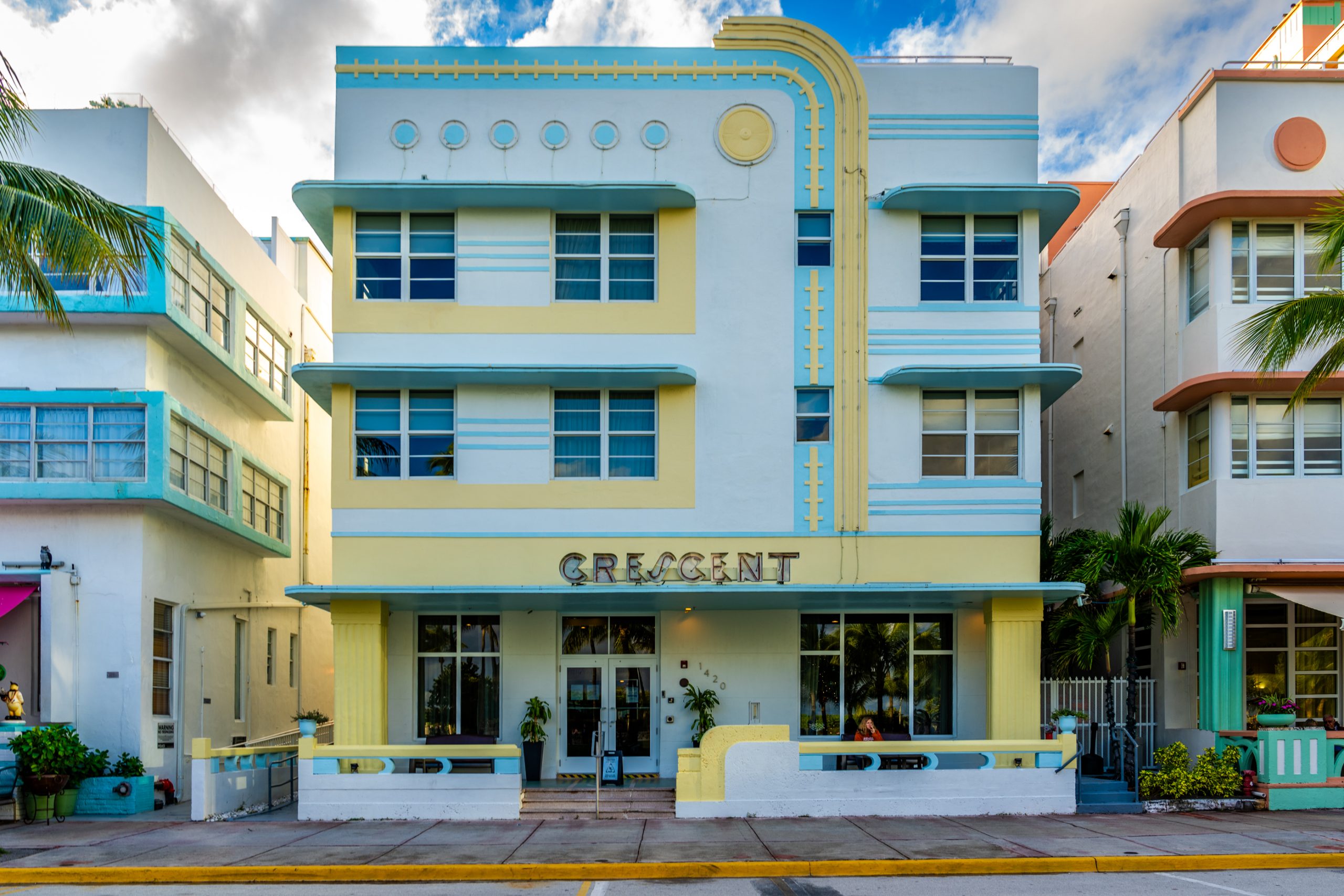 Façade de l’Hôtel Crescent