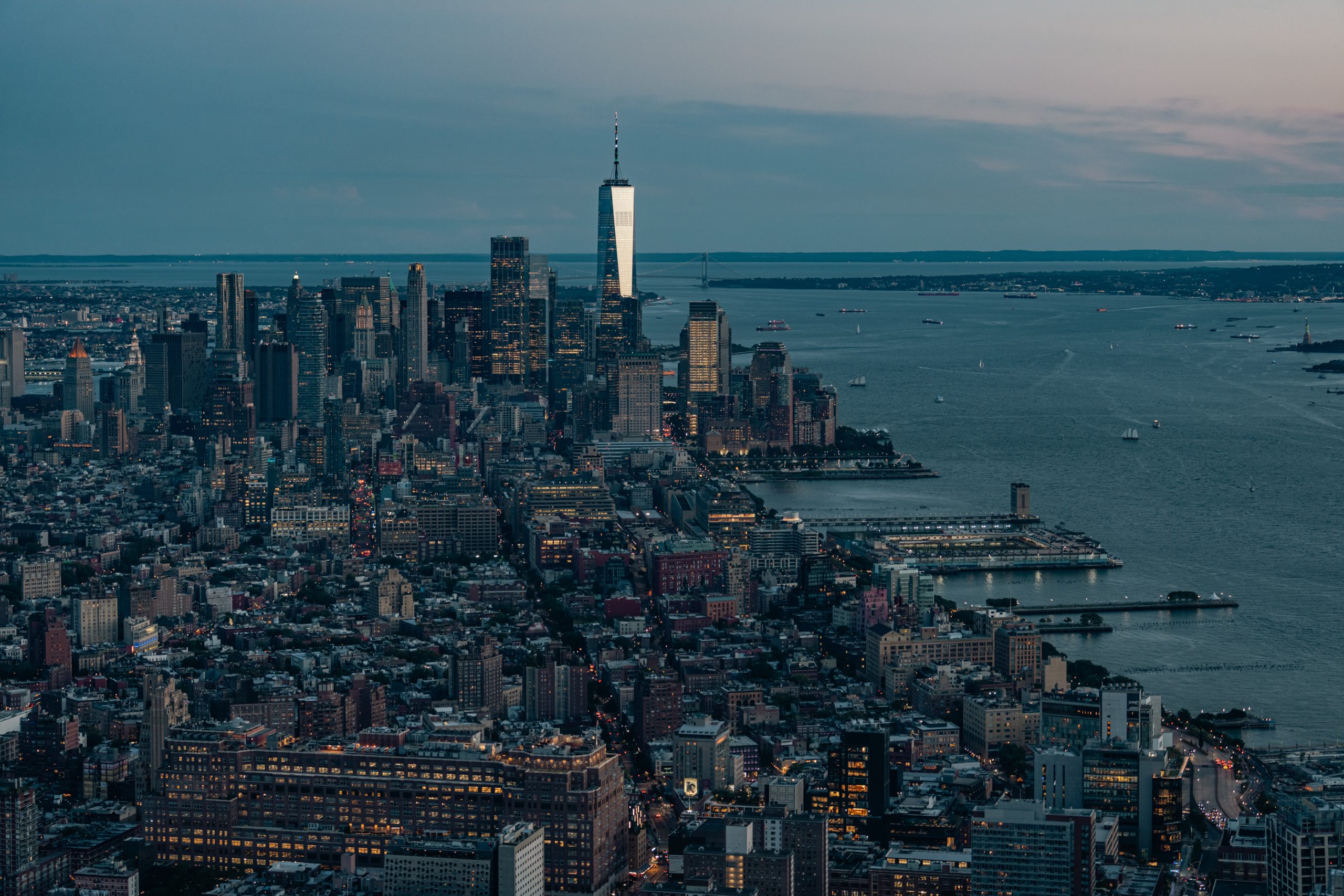 One World Trade Center au Crépuscule
