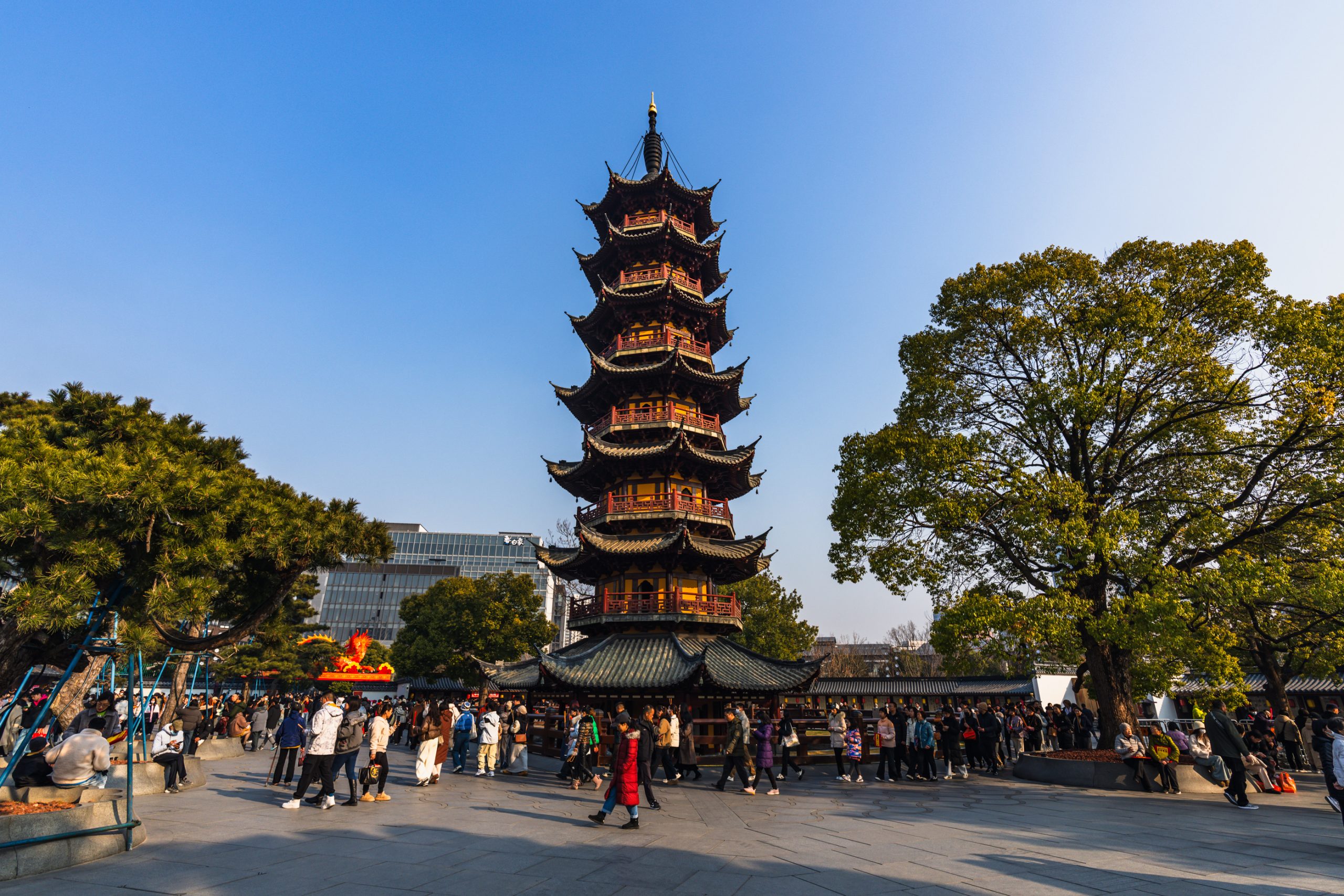 Pagode de Jing’an à Shanghai
