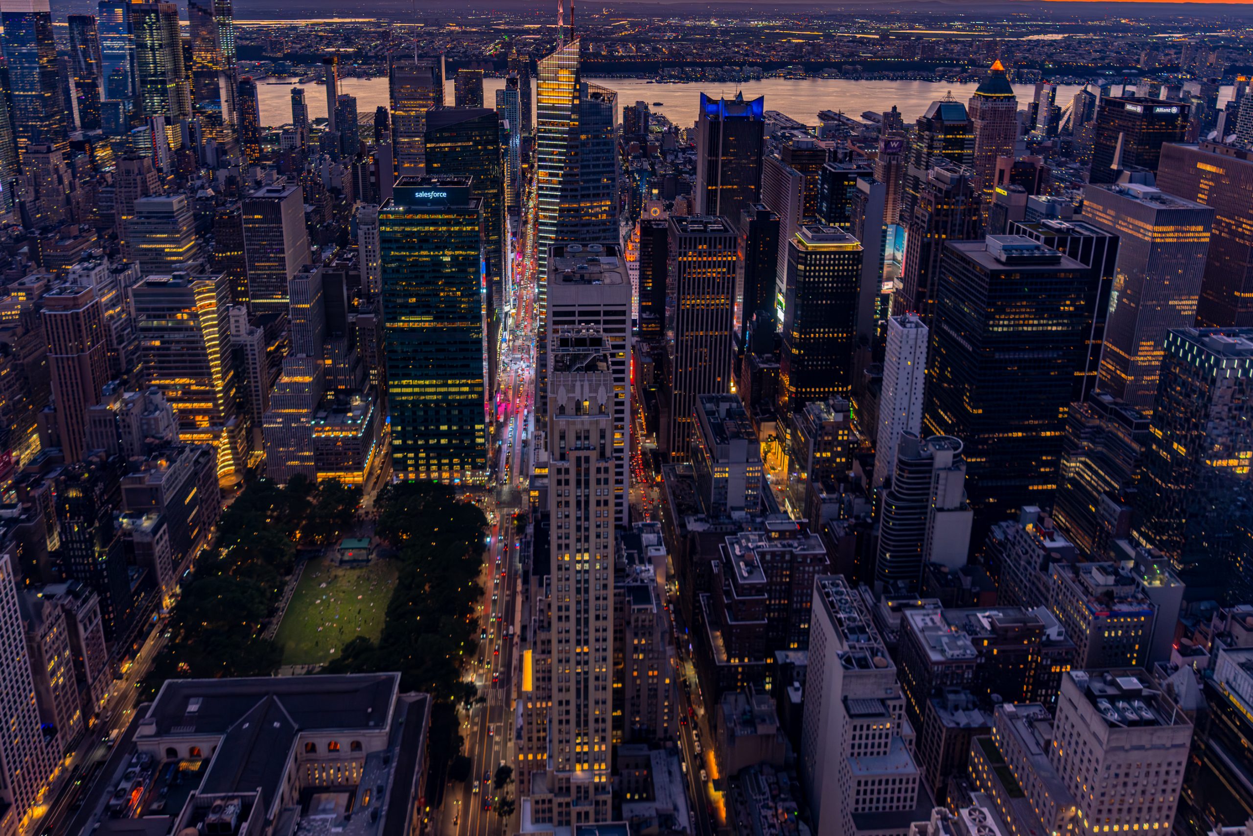 Panorama Nocturne de Manhattan