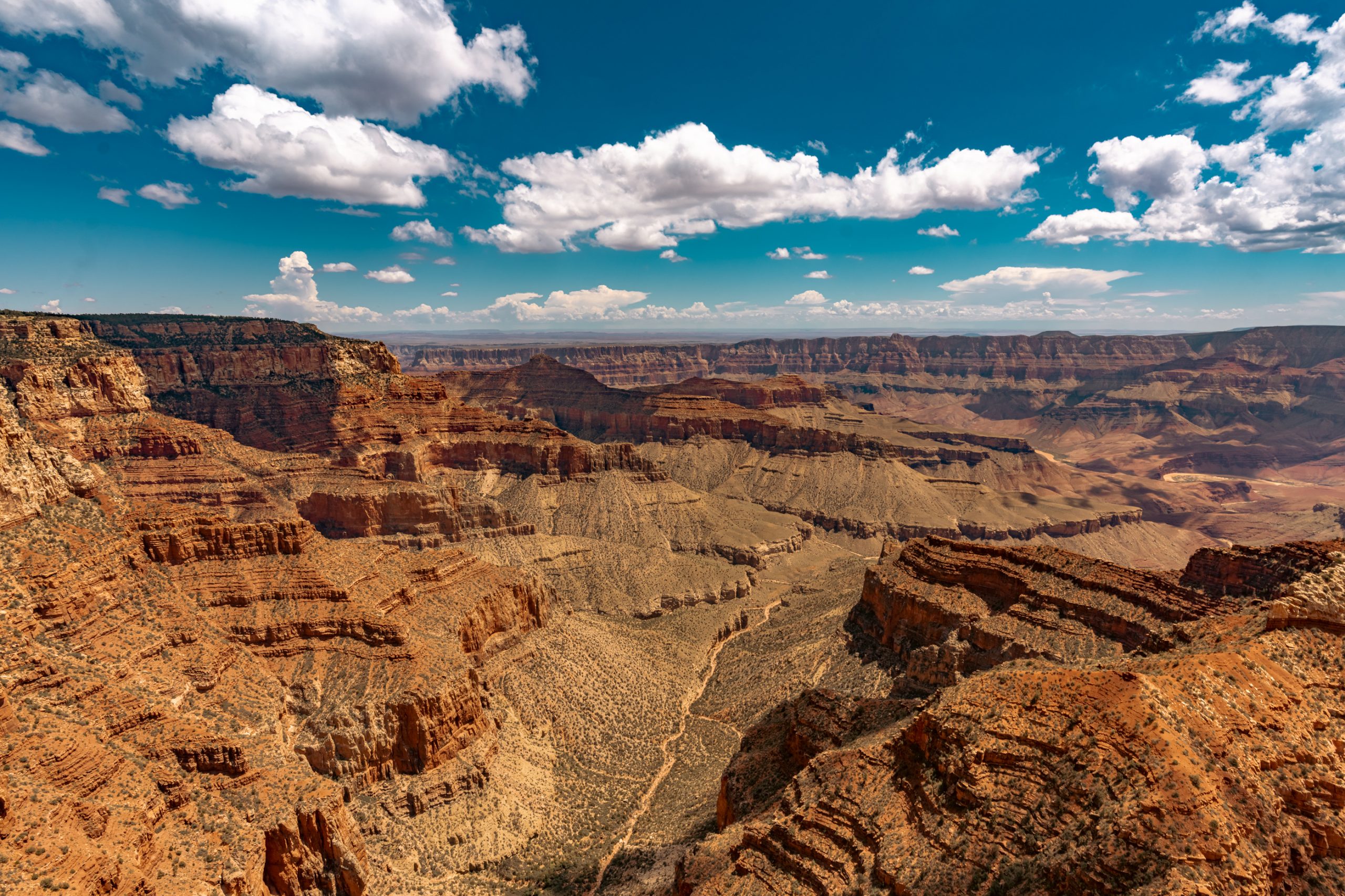 Panorama aérien du Grand Canyon