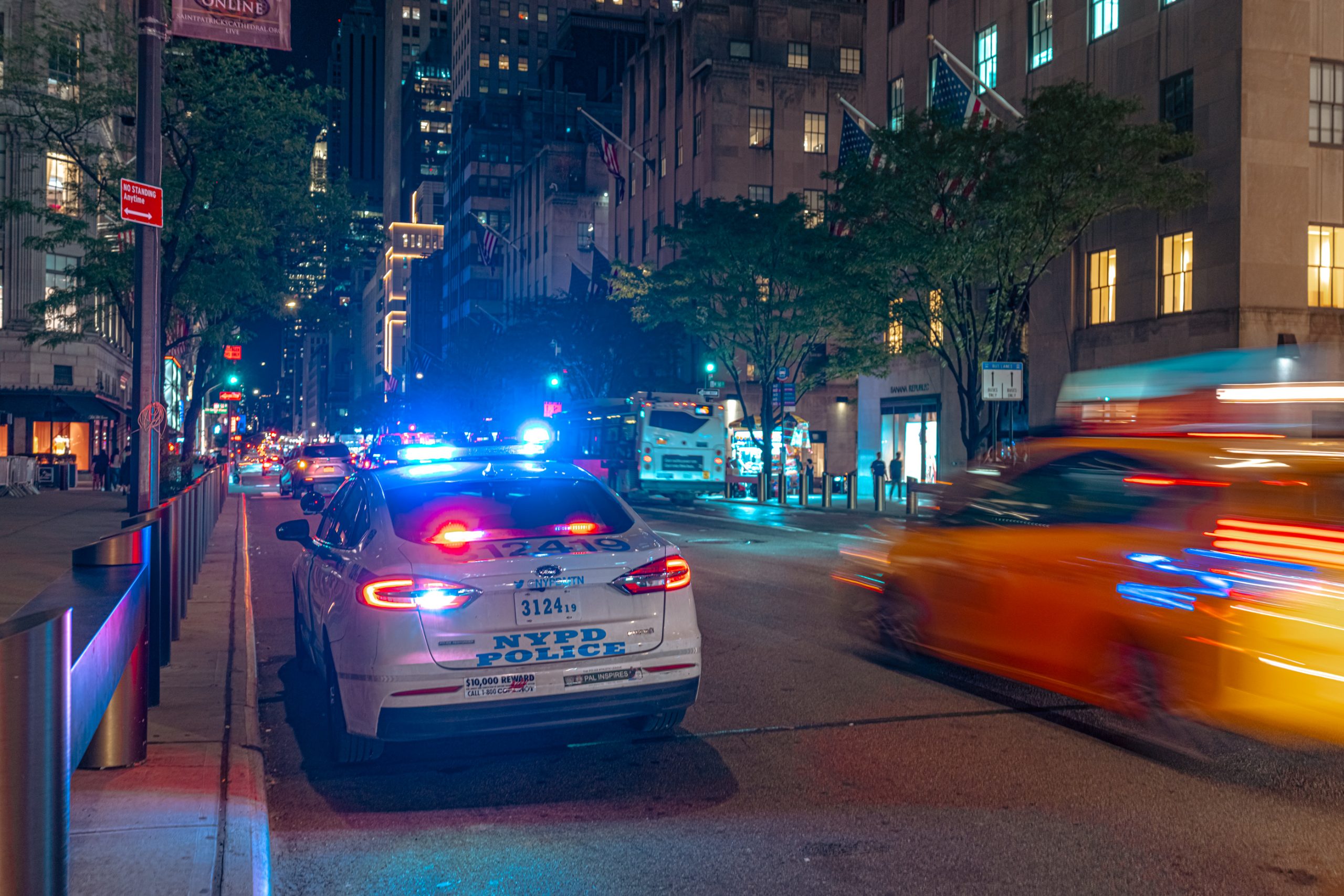 Patrouille NYPD à Manhattan