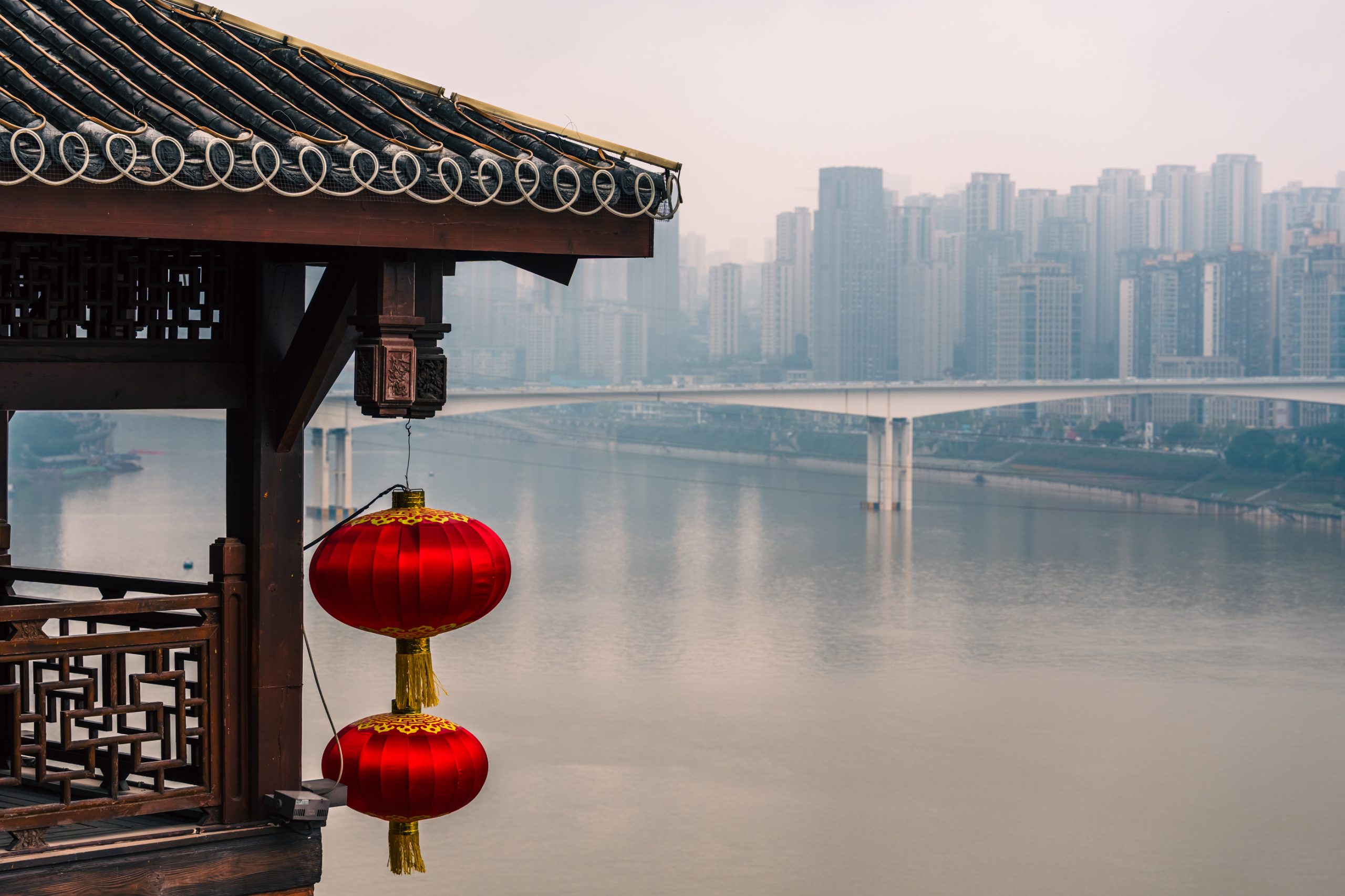 Pavillon de Chongqing sur le Yangtsé