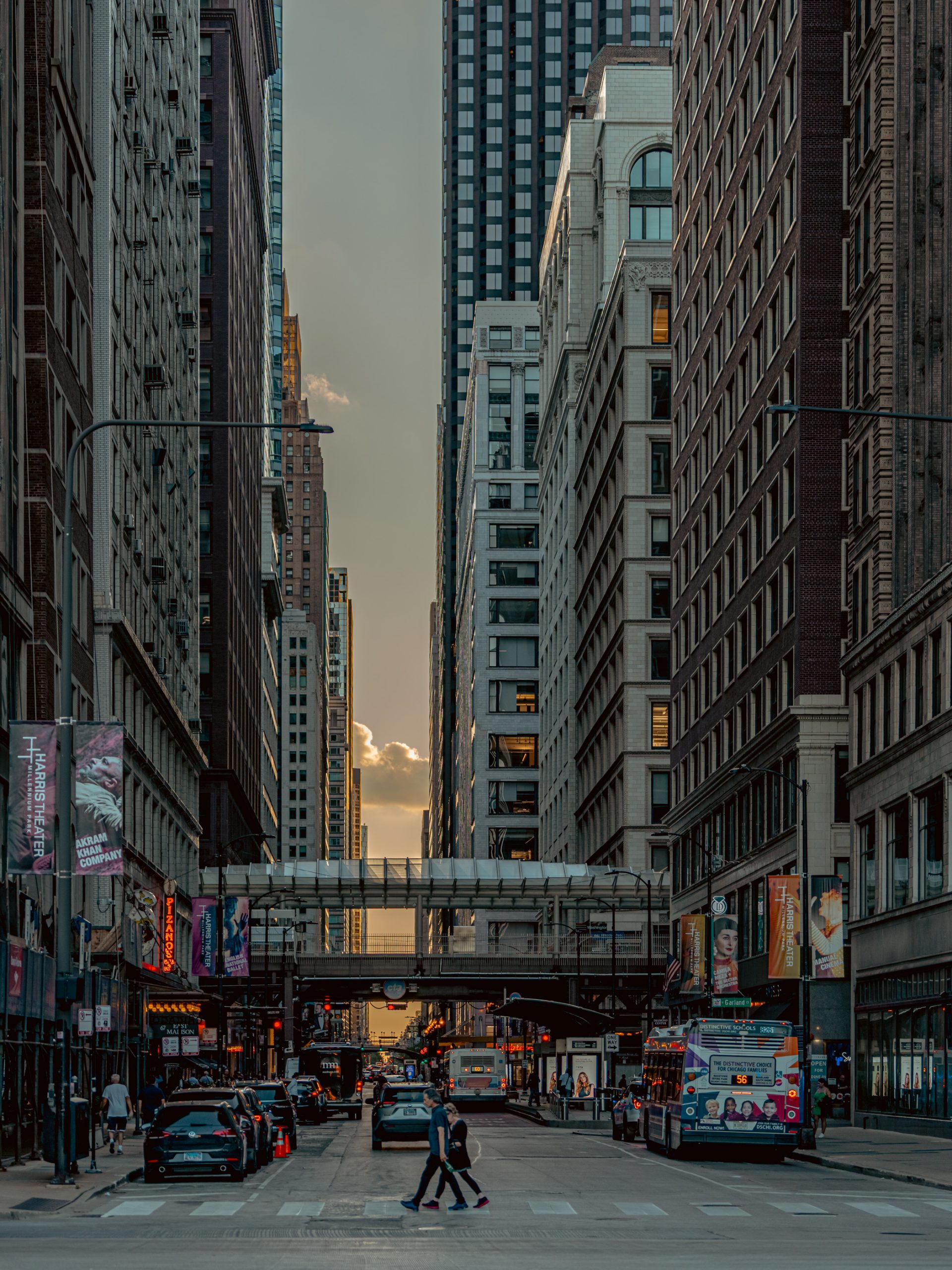 Perspective de la Loop de Chicago