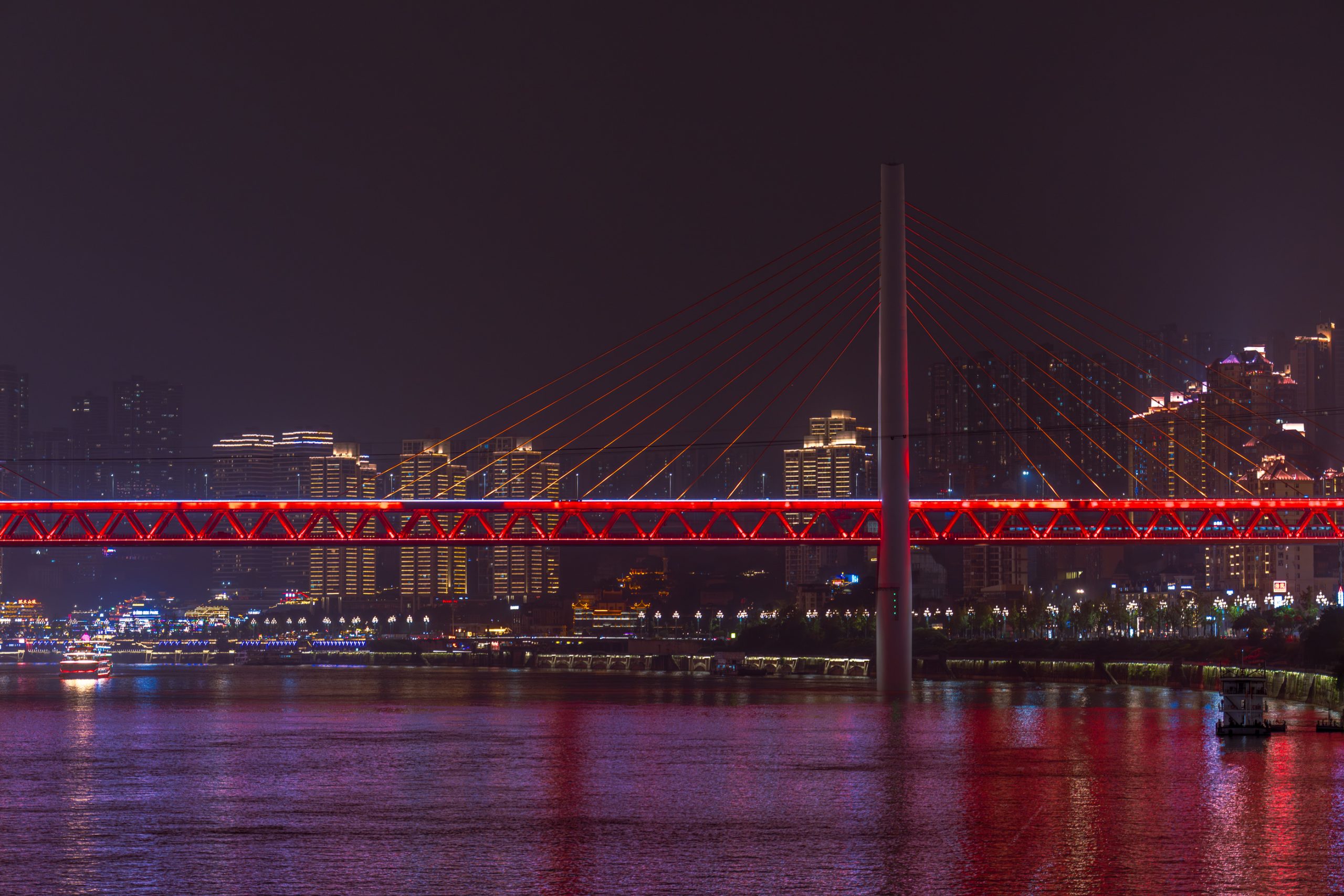 Pont Qiansimen à Chongqing