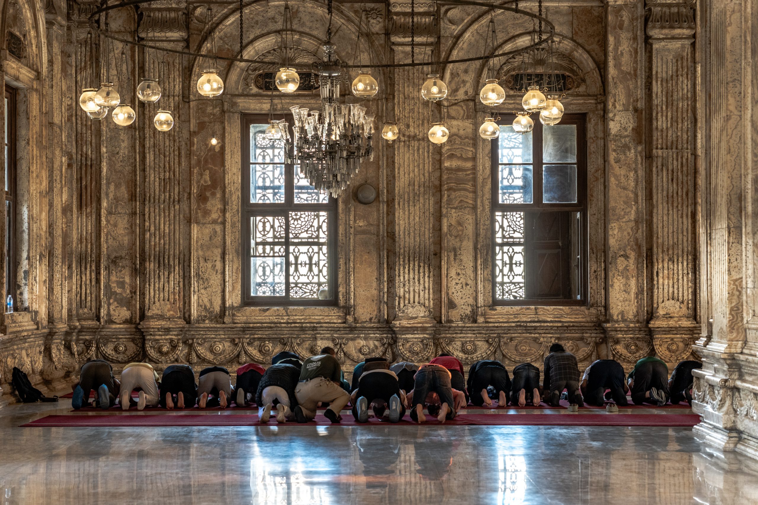 Prière à la Mosquée Mohammed Ali