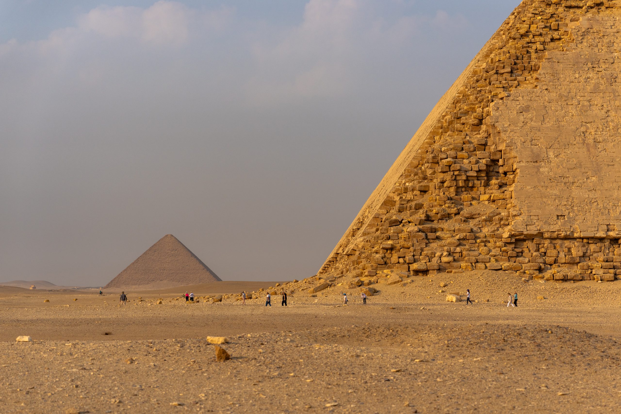 Pyramides de Gizeh majestueuses