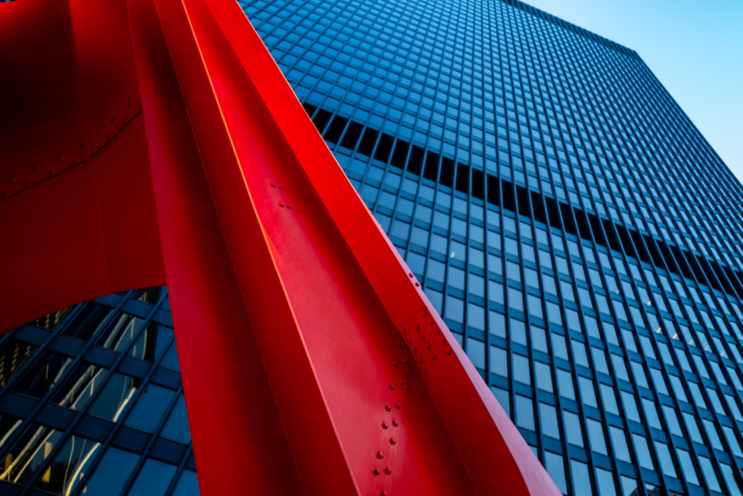 Sculpture Flamingo de Chicago