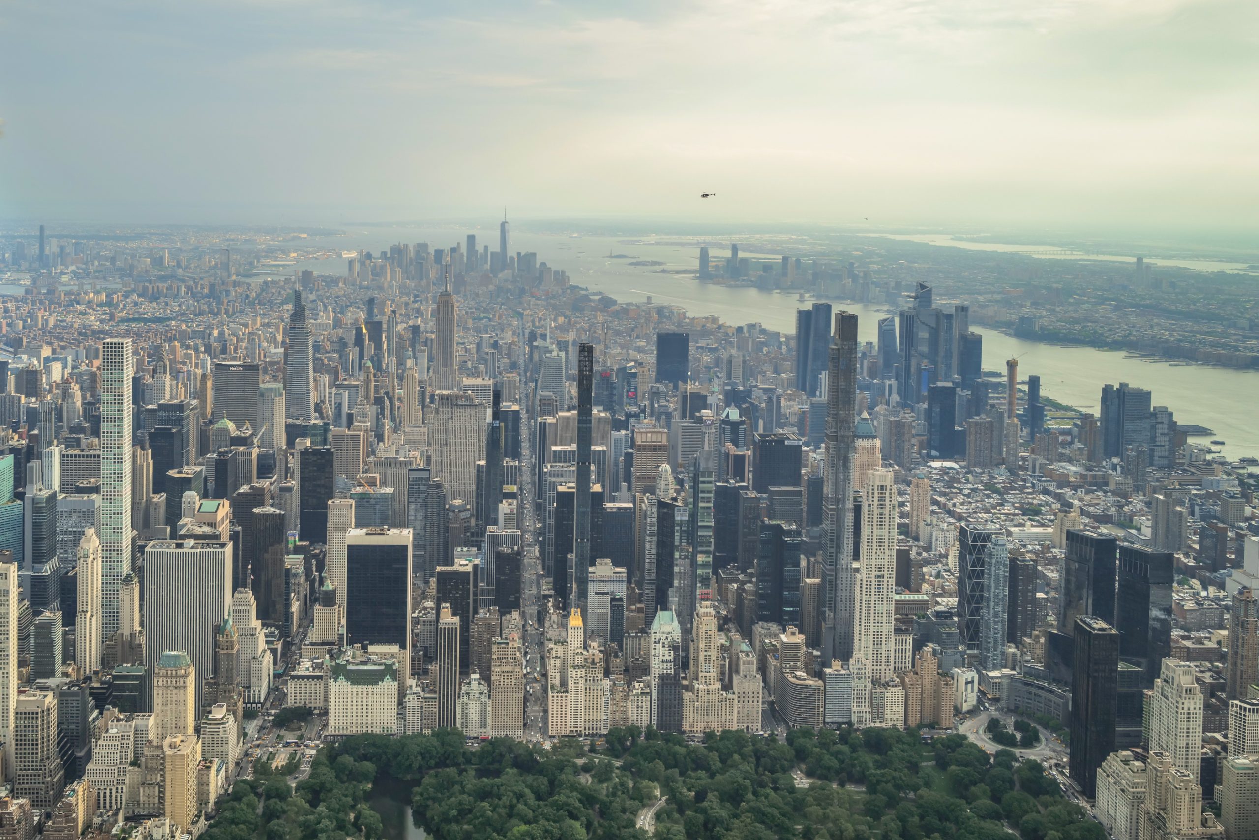 Skyline de Manhattan et Central Park