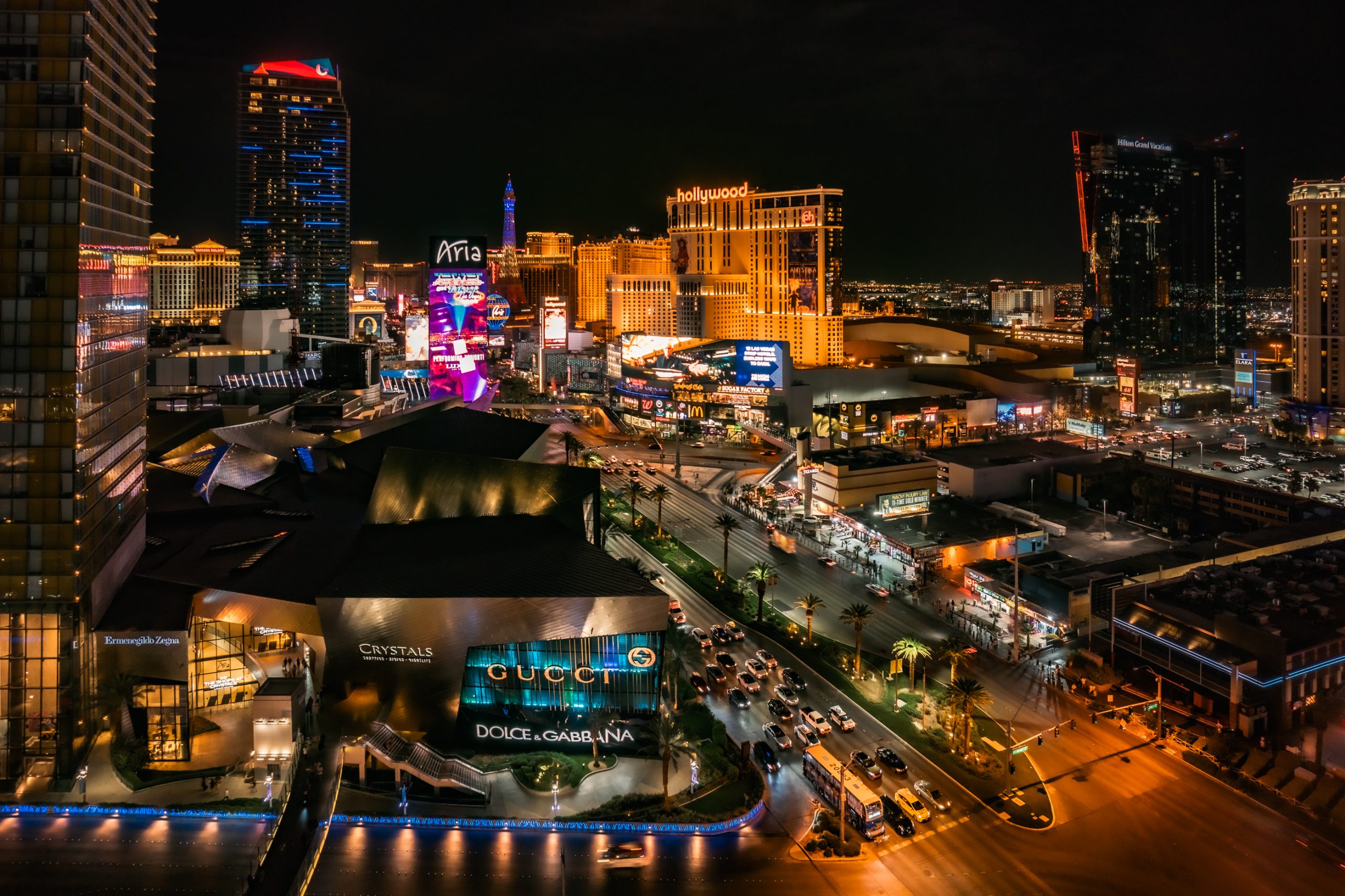 Strip de Las Vegas illuminé
