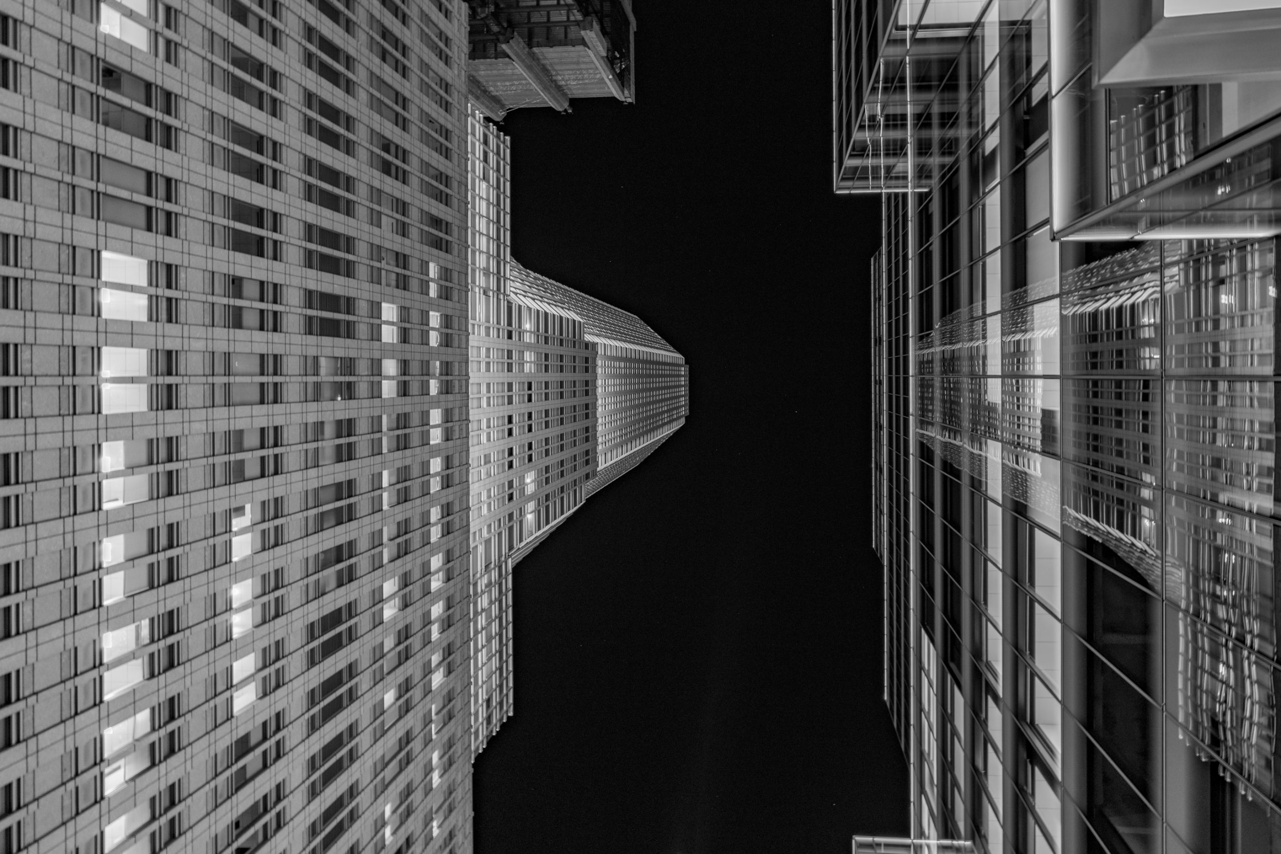 Vertige des gratte-ciel de Manhattan