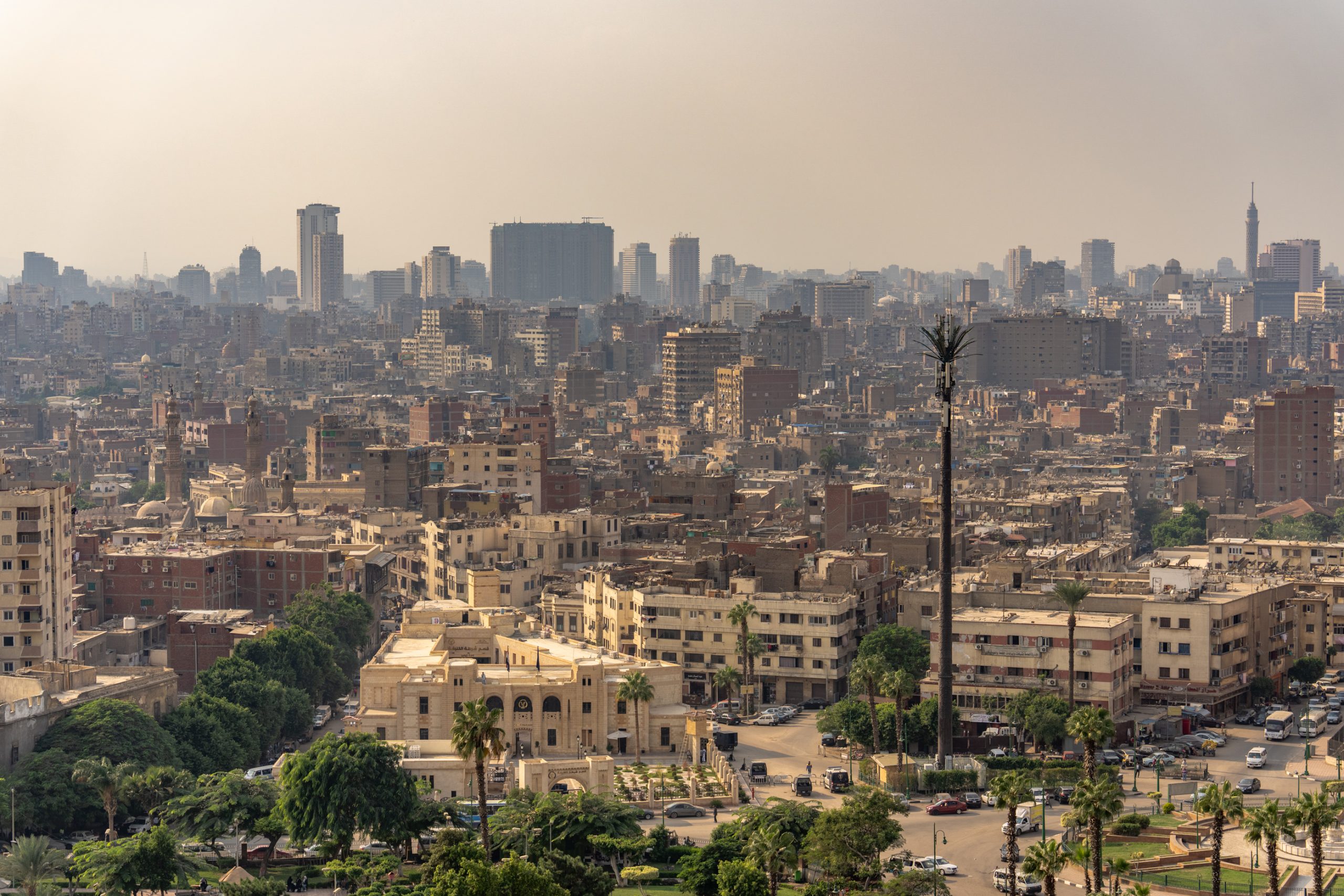 Vue aérienne du Caire
