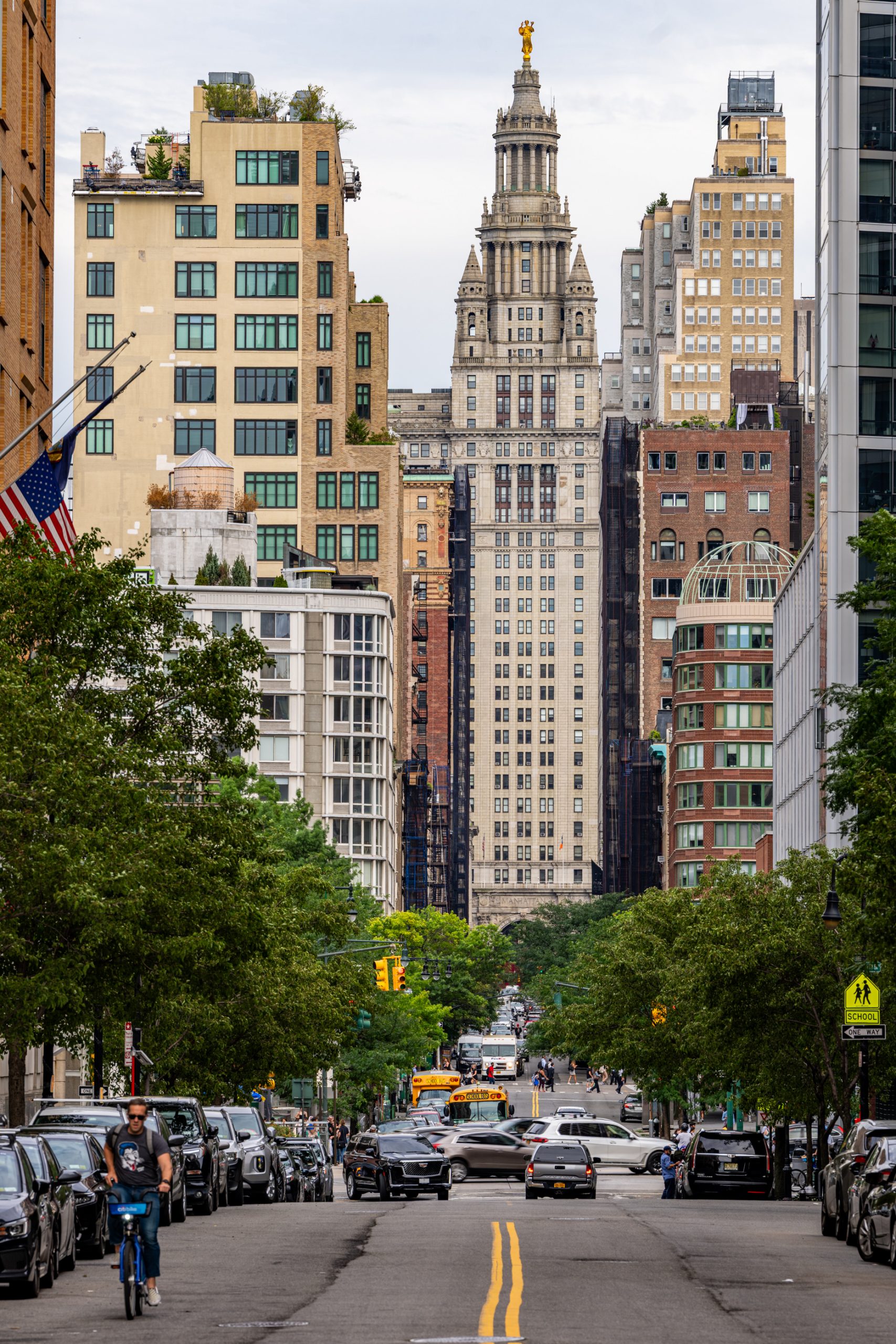 Vue sur Manhattan Municipal Building