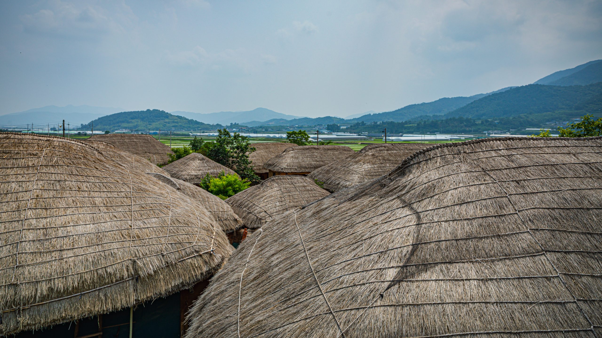 Chaumières Traditionnelles Coréennes