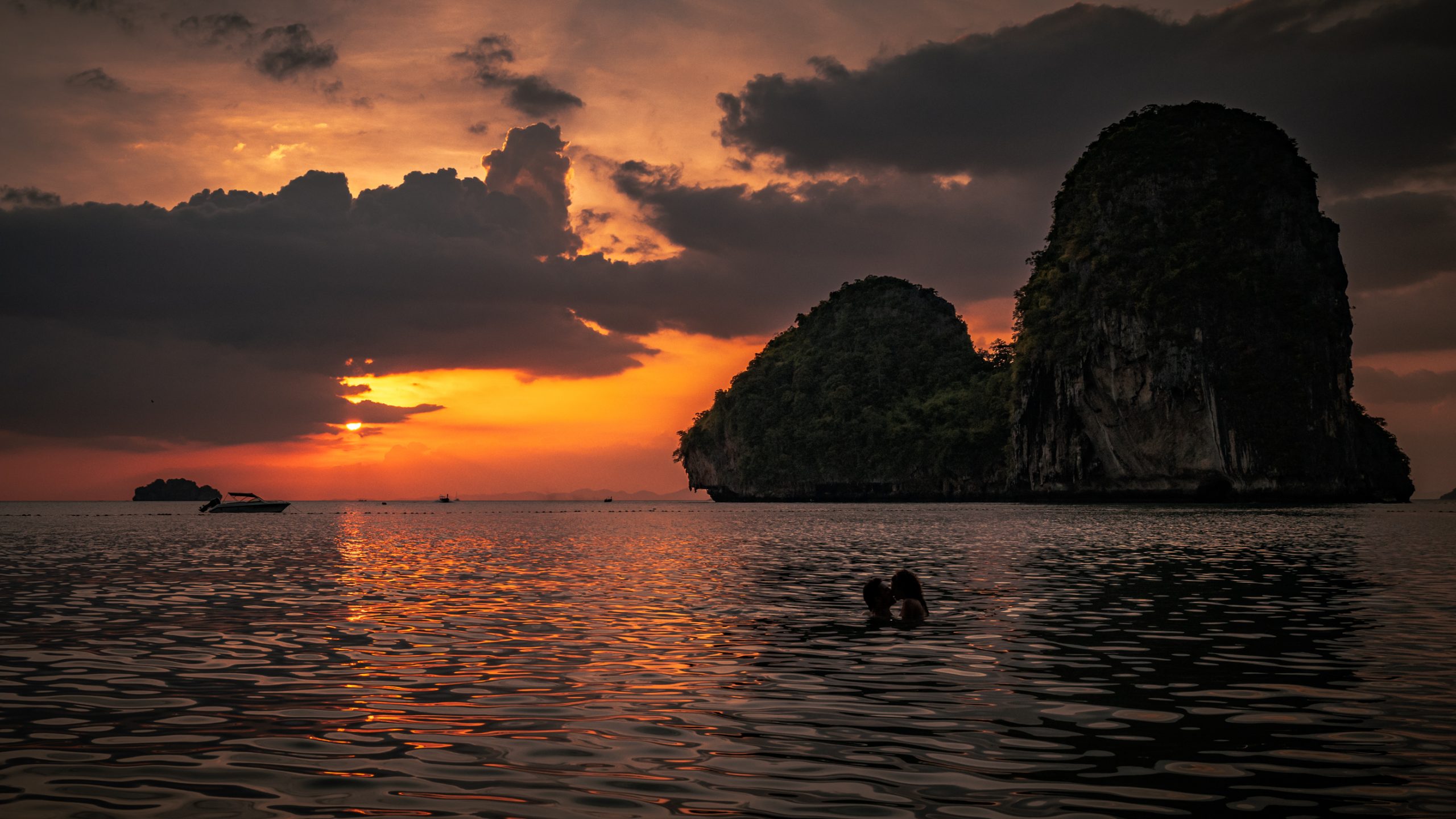 Coucher de soleil à Railay