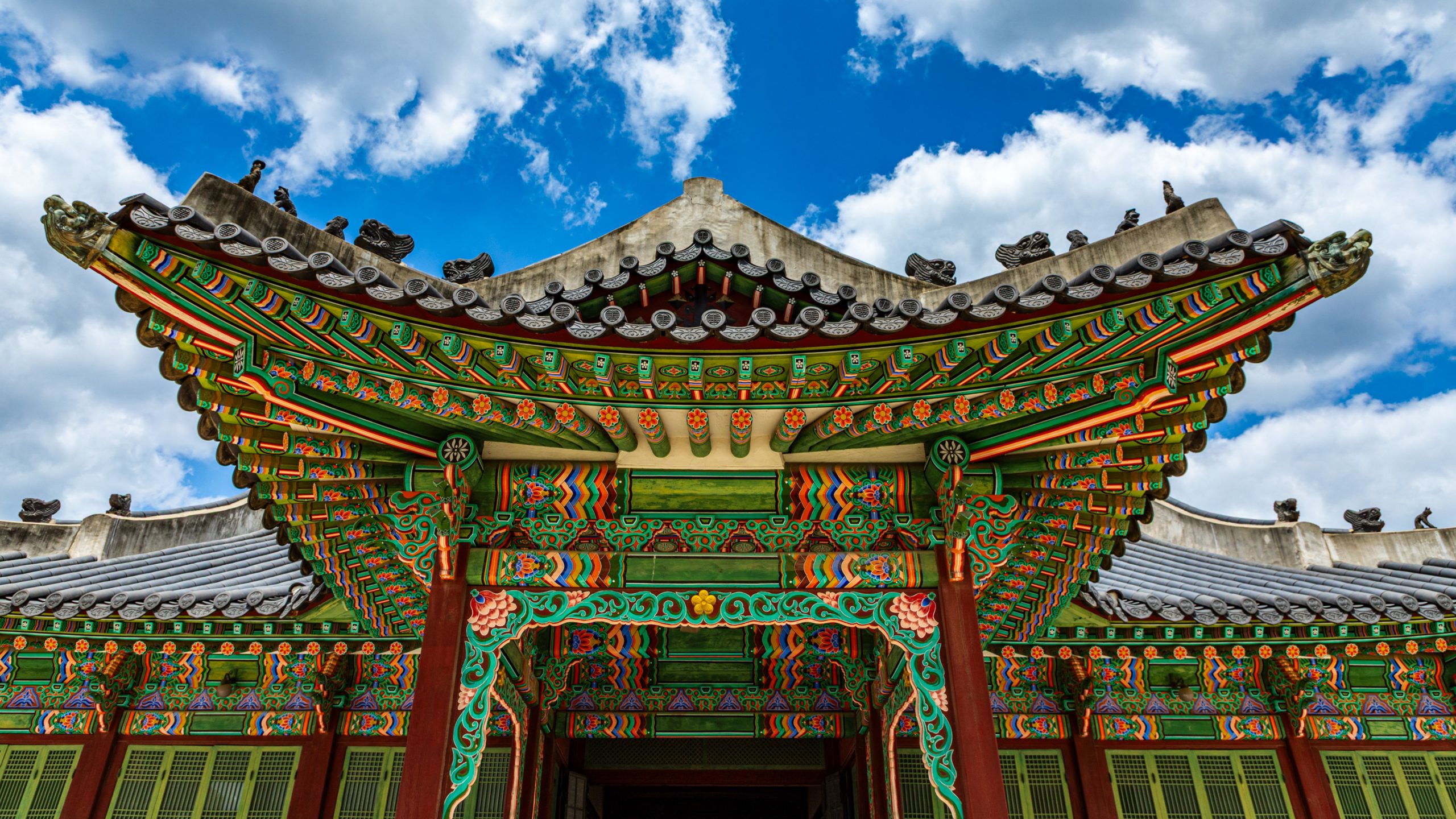Dancheong au Palais Gyeongbokgung