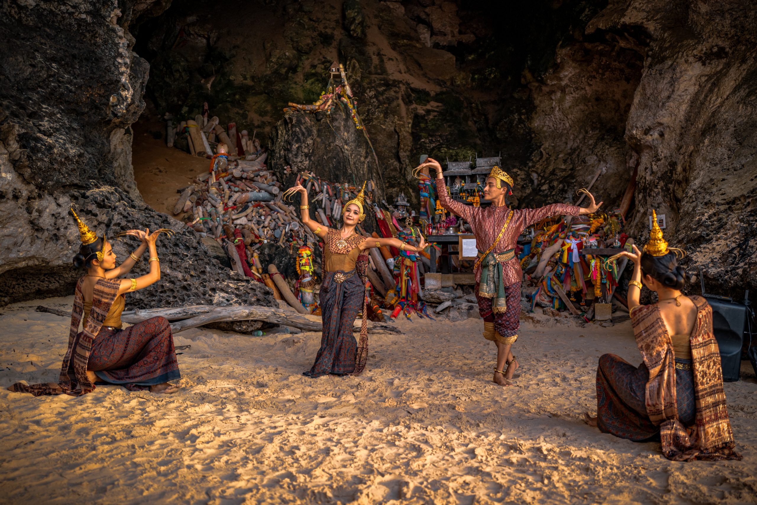 Danse classique à Phra Nang
