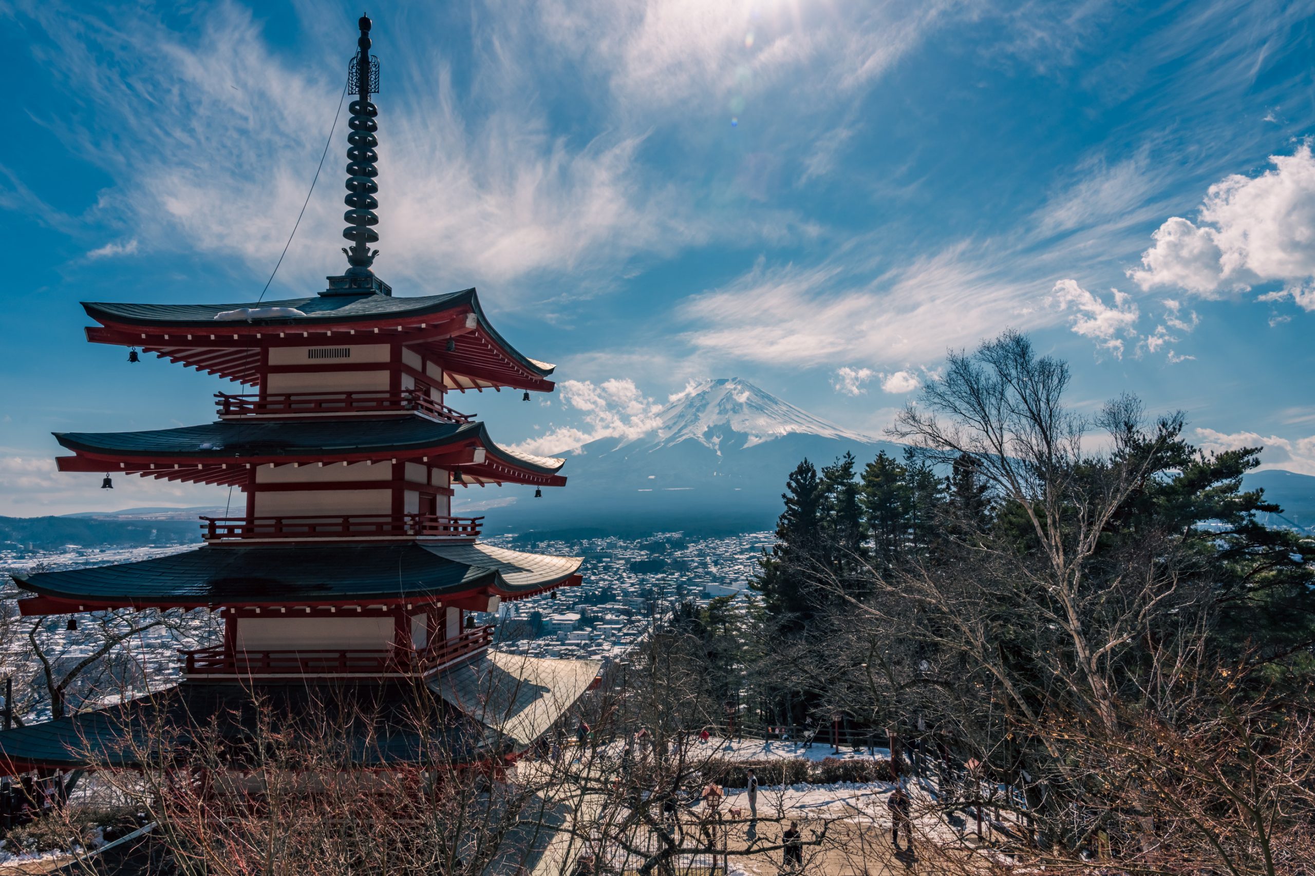 Pagode Chureito face au Mont Fuji