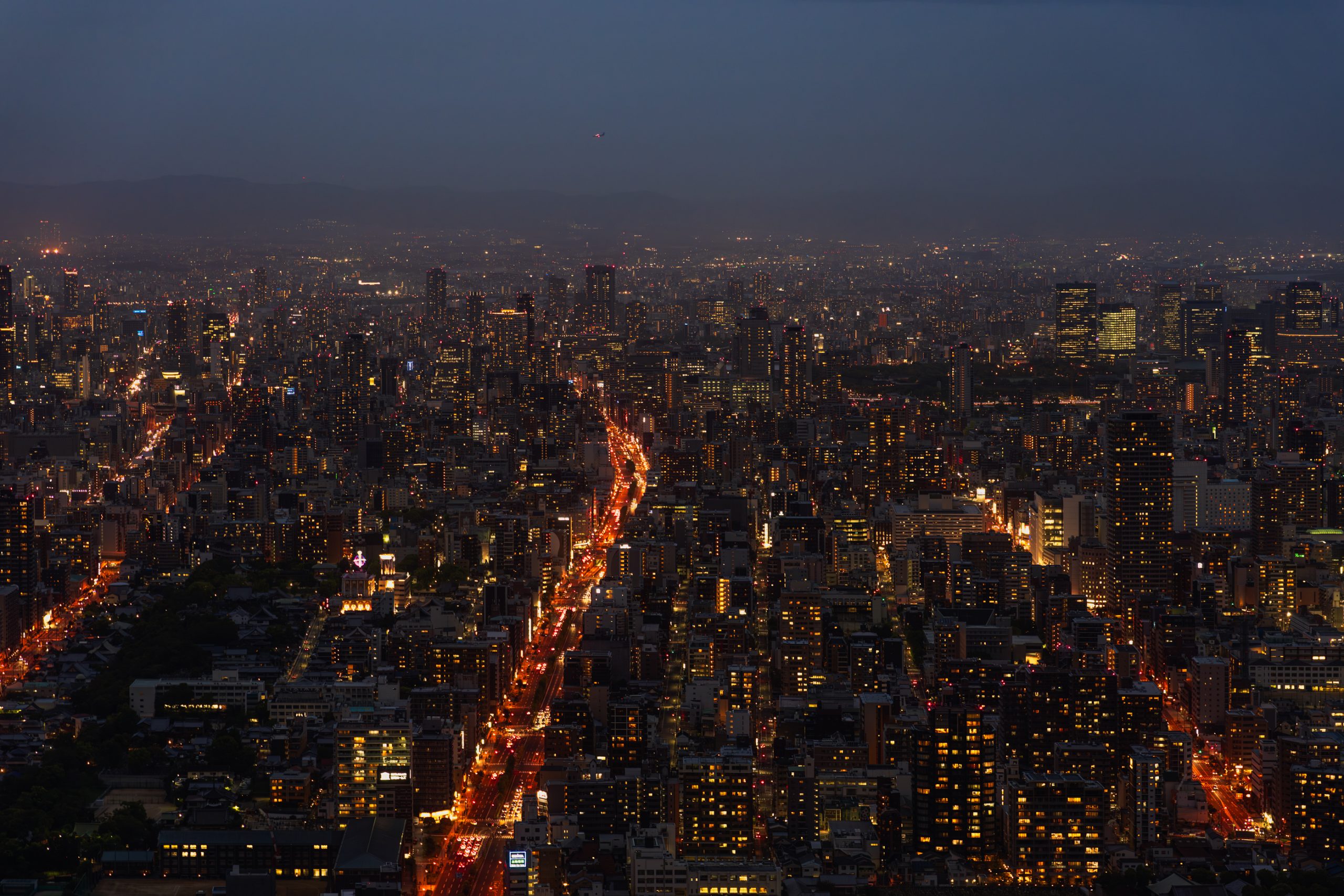 Panorama Nocturne d’Osaka