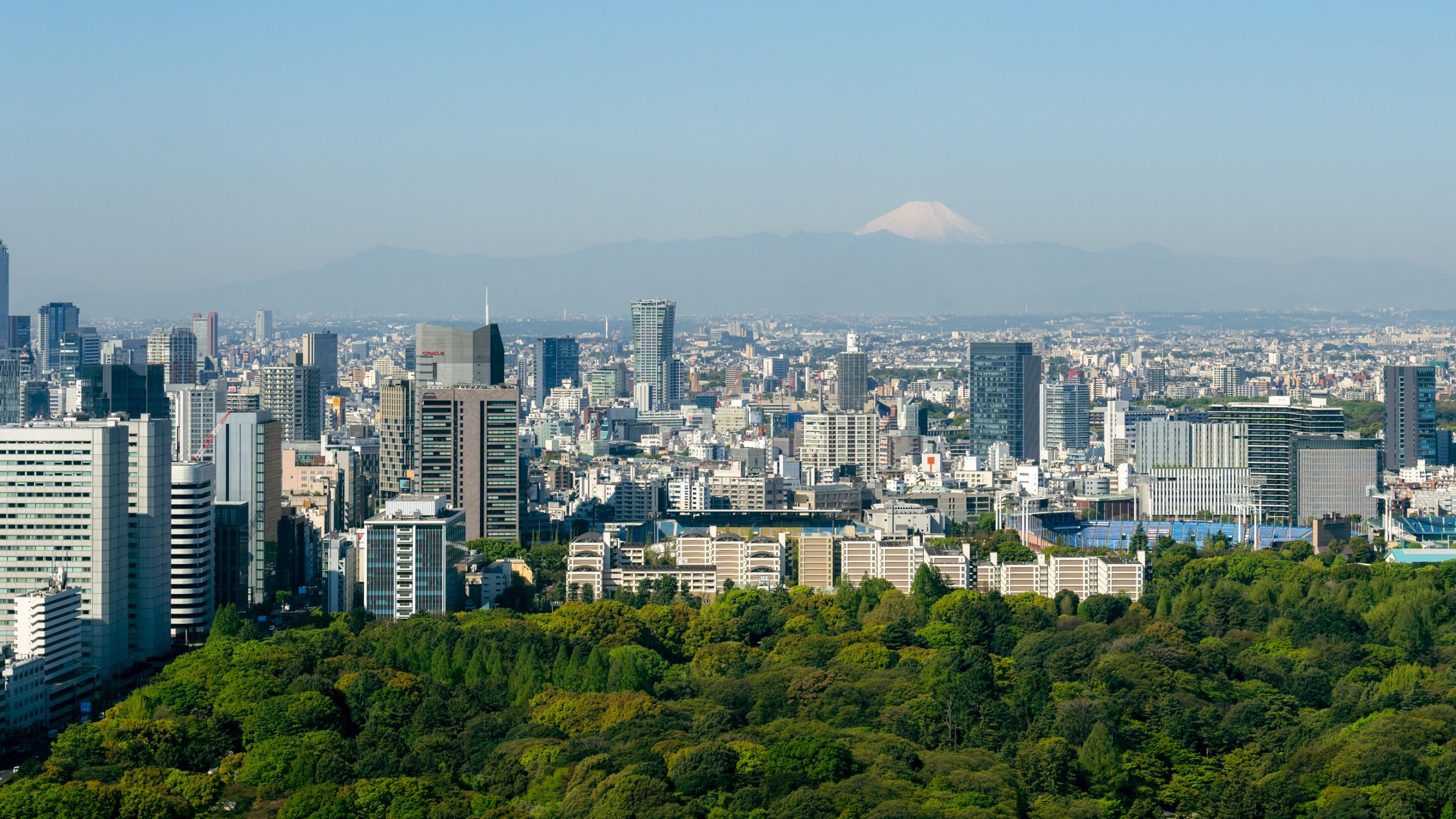 Panorama de Tokyo et Mont Fuji