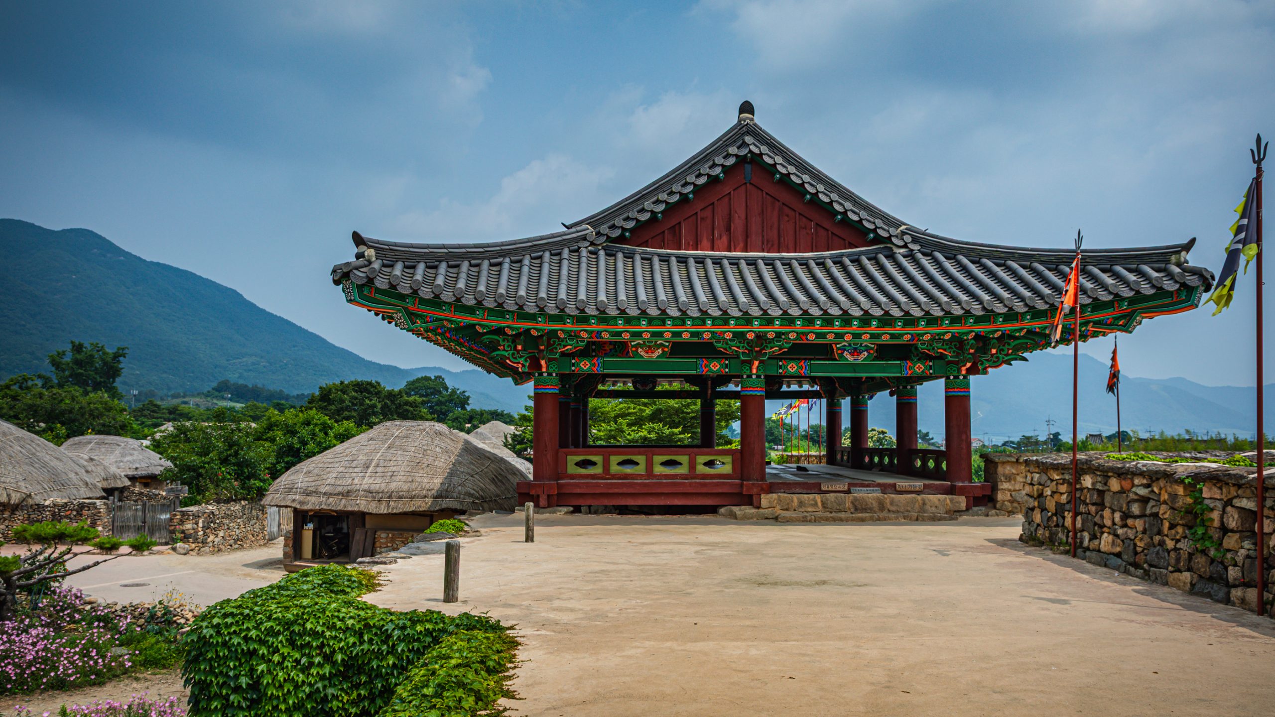 Pavillon traditionnel coréen