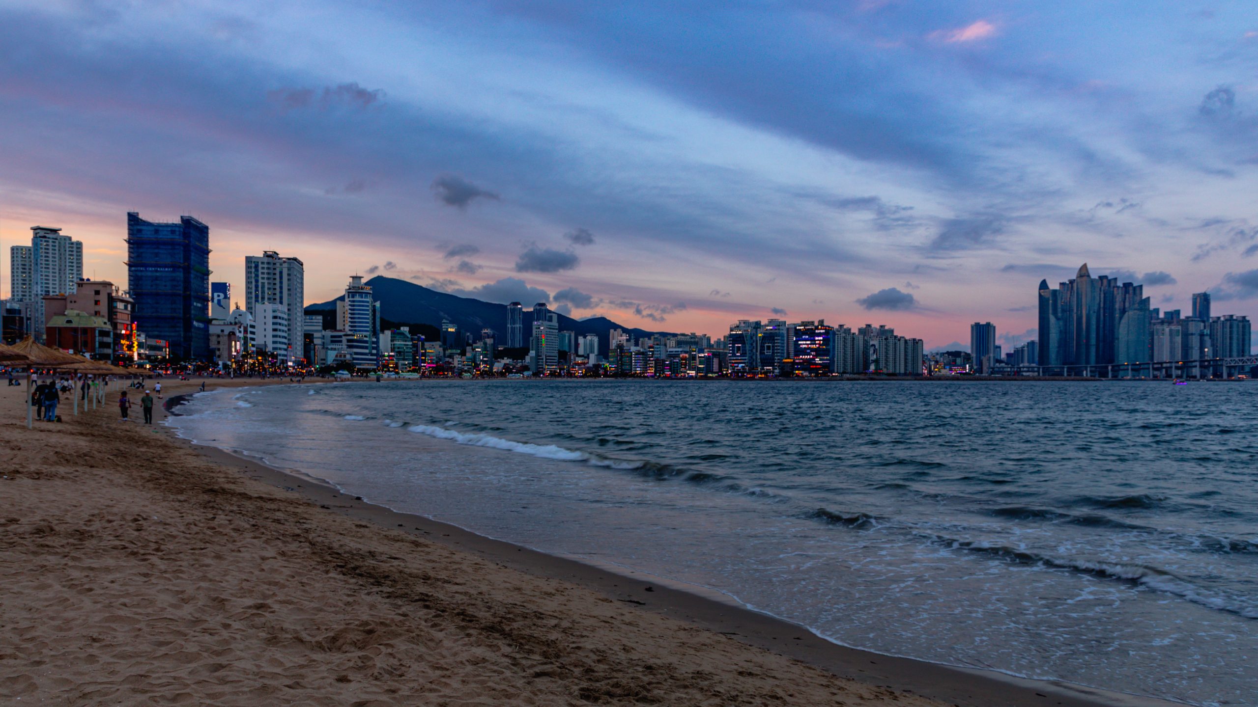 Plage de Haeundae à Busan