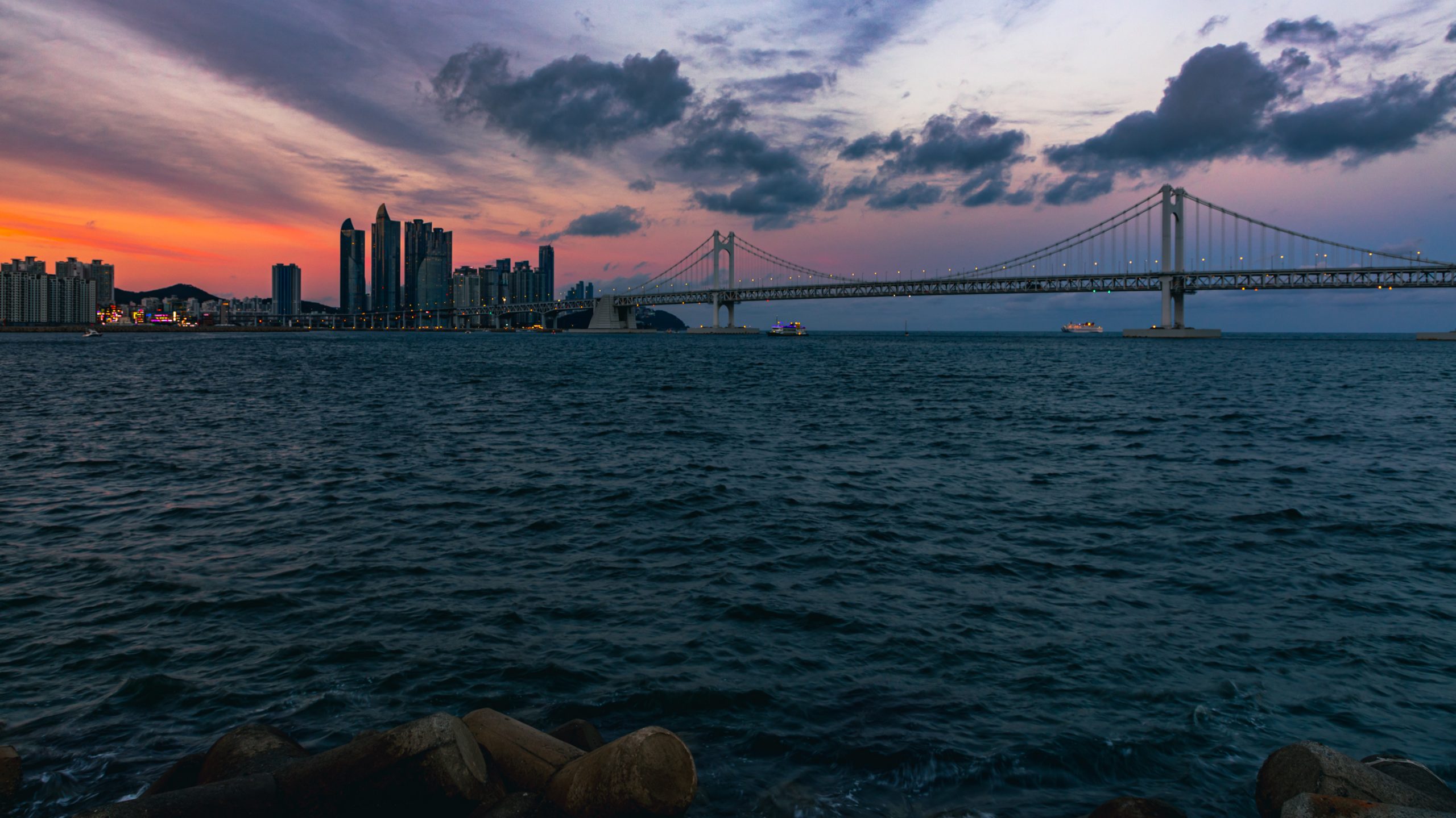 Pont de Gwangalli et Marine City