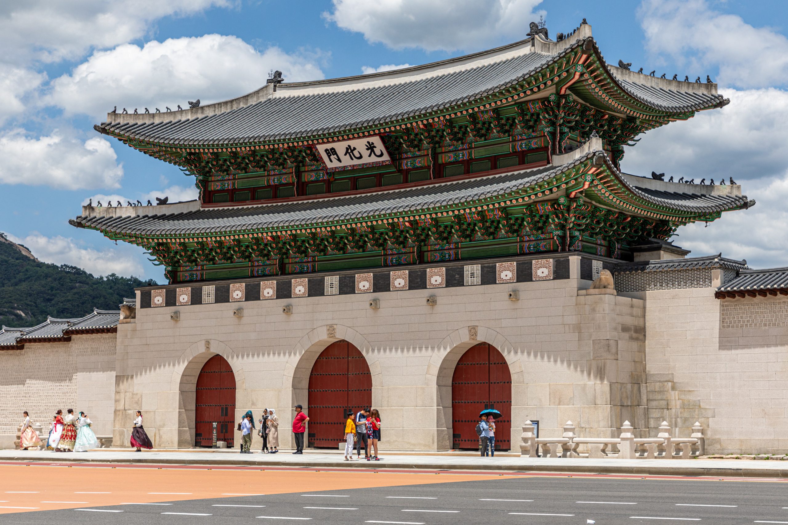 Porte Gwanghwamun du Palais Gyeongbokgung