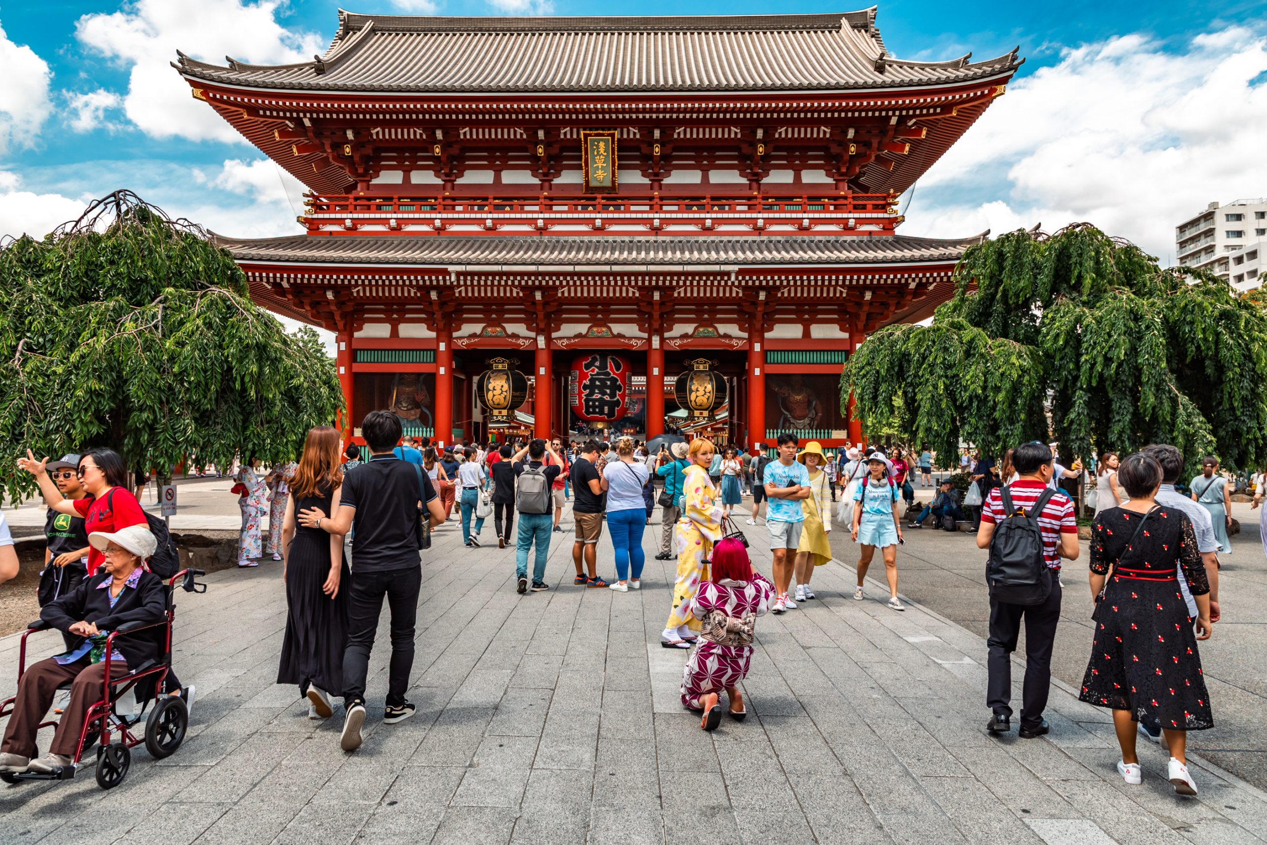 Porte Hōzōmon du temple Sensō-ji