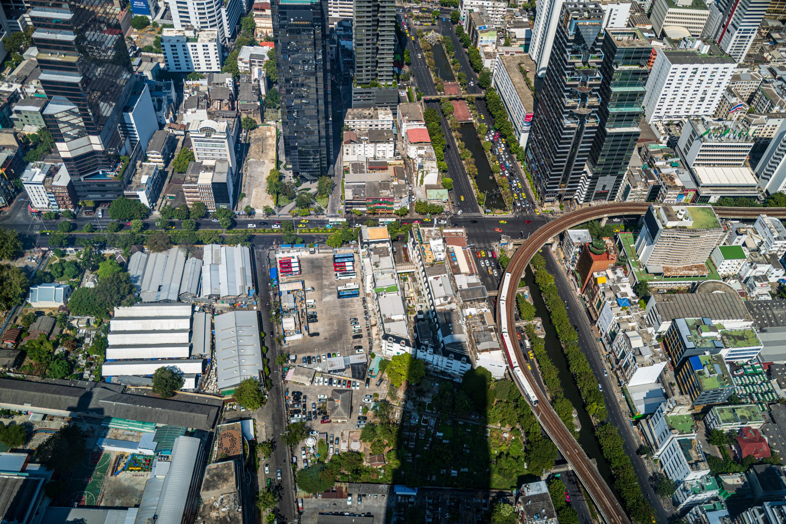 Quartier d’affaires central de Bangkok