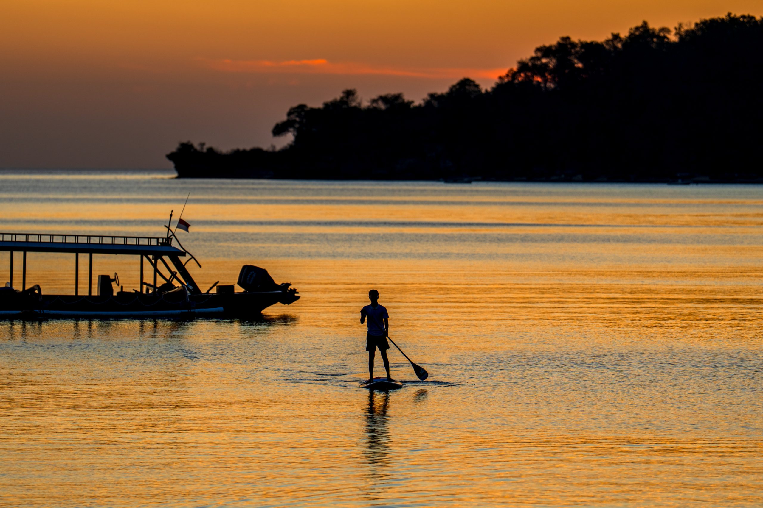 Stand-Up Paddle en Mer d’Indonésie