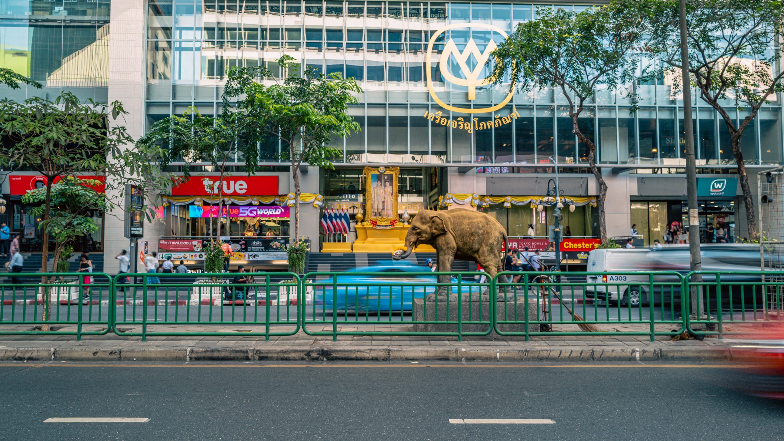 Statue d’Éléphant à Bangkok